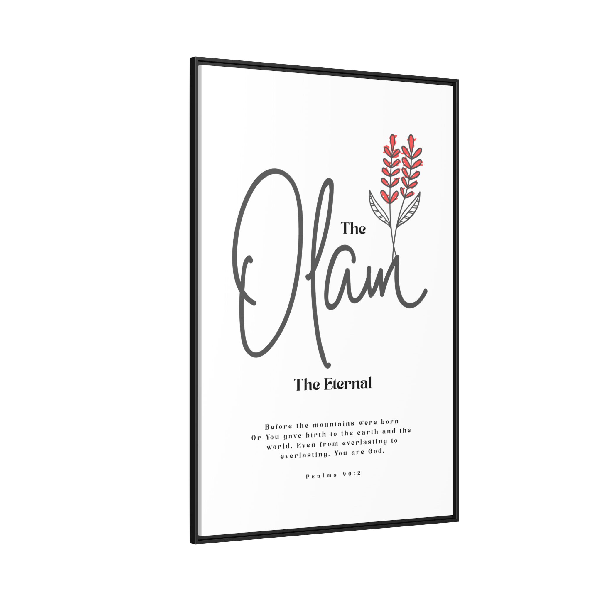 El Olam Framed Canvas - The Eternal God- Timeless Multi-Color Scripture Art - Image 50