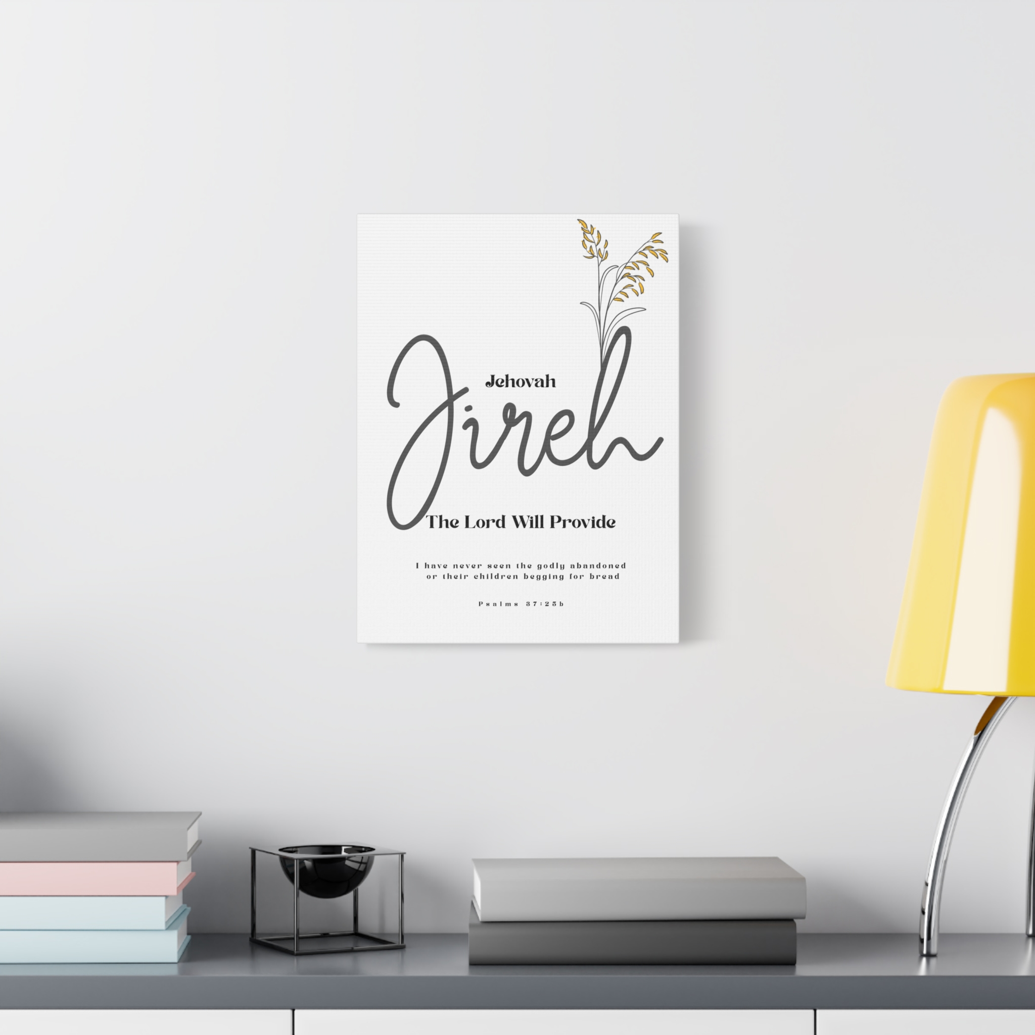 Jehovah Jireh Canvas - Minimalist 'The Lord Will Provide' Wall Art, Ready to Hang - Image 7