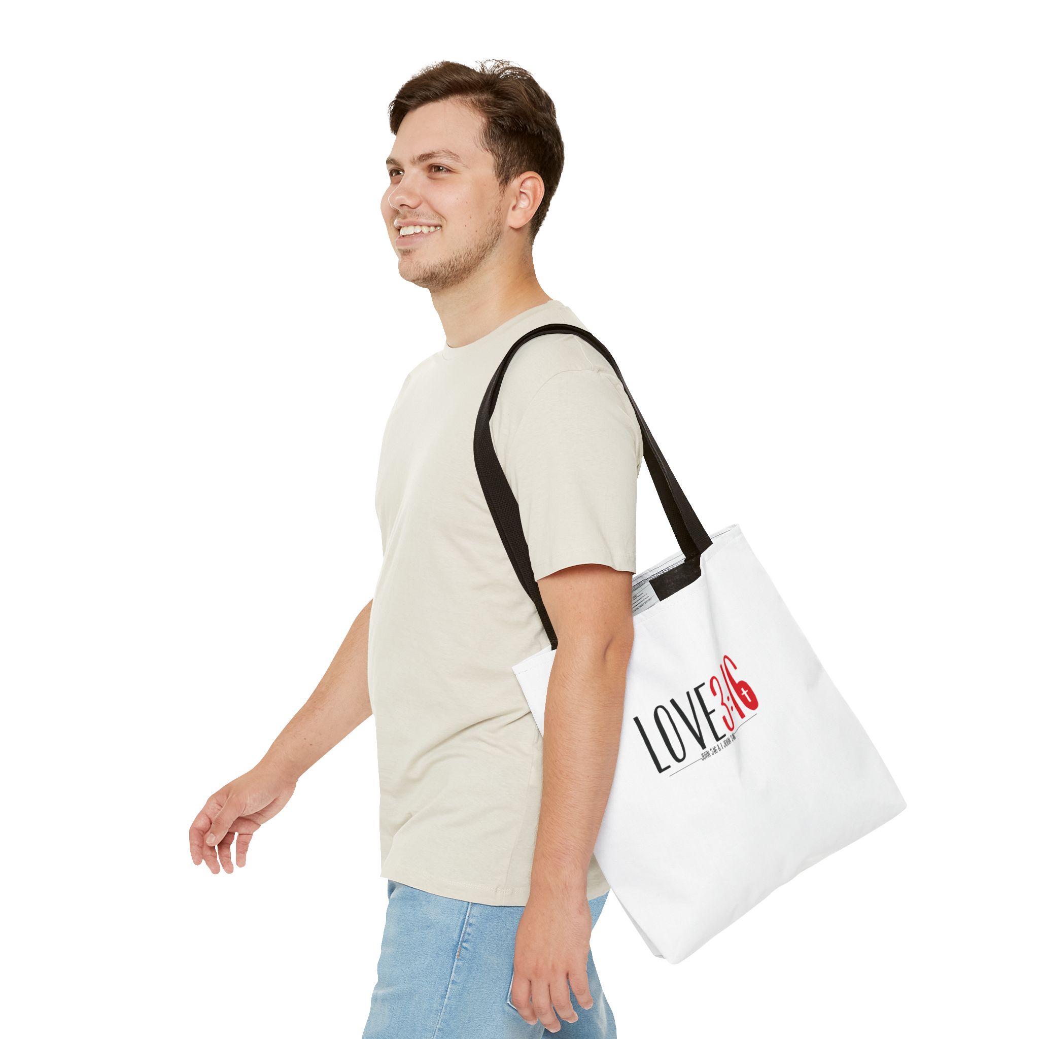 LOVE3:16 Tote Bag – Inspirational Design, Durable & Versatile for Daily Use - Image 7