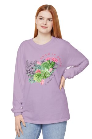 Grow in Grace, Long-Sleeve Shirt - 2 Peter 3:18, Christian Apparel