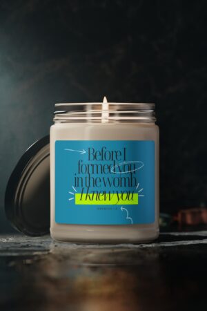 Before I Formed You" Scented Candle - Jeremiah 1:5, Christian Gift Idea
