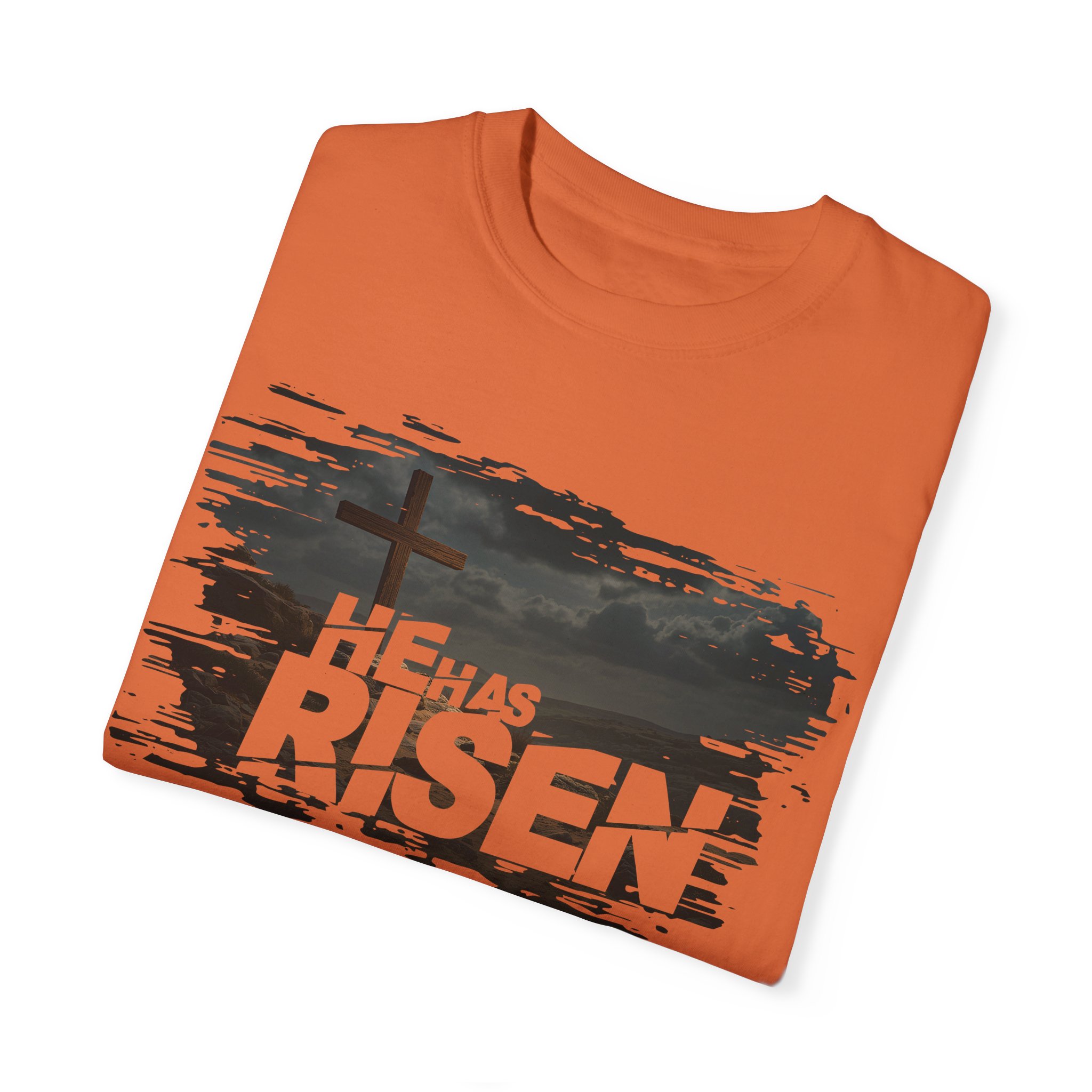 He Has Risen Matthew 28:6 v2 - Inspirational Unisex Christian T-Shirt by Love316 - Image 19