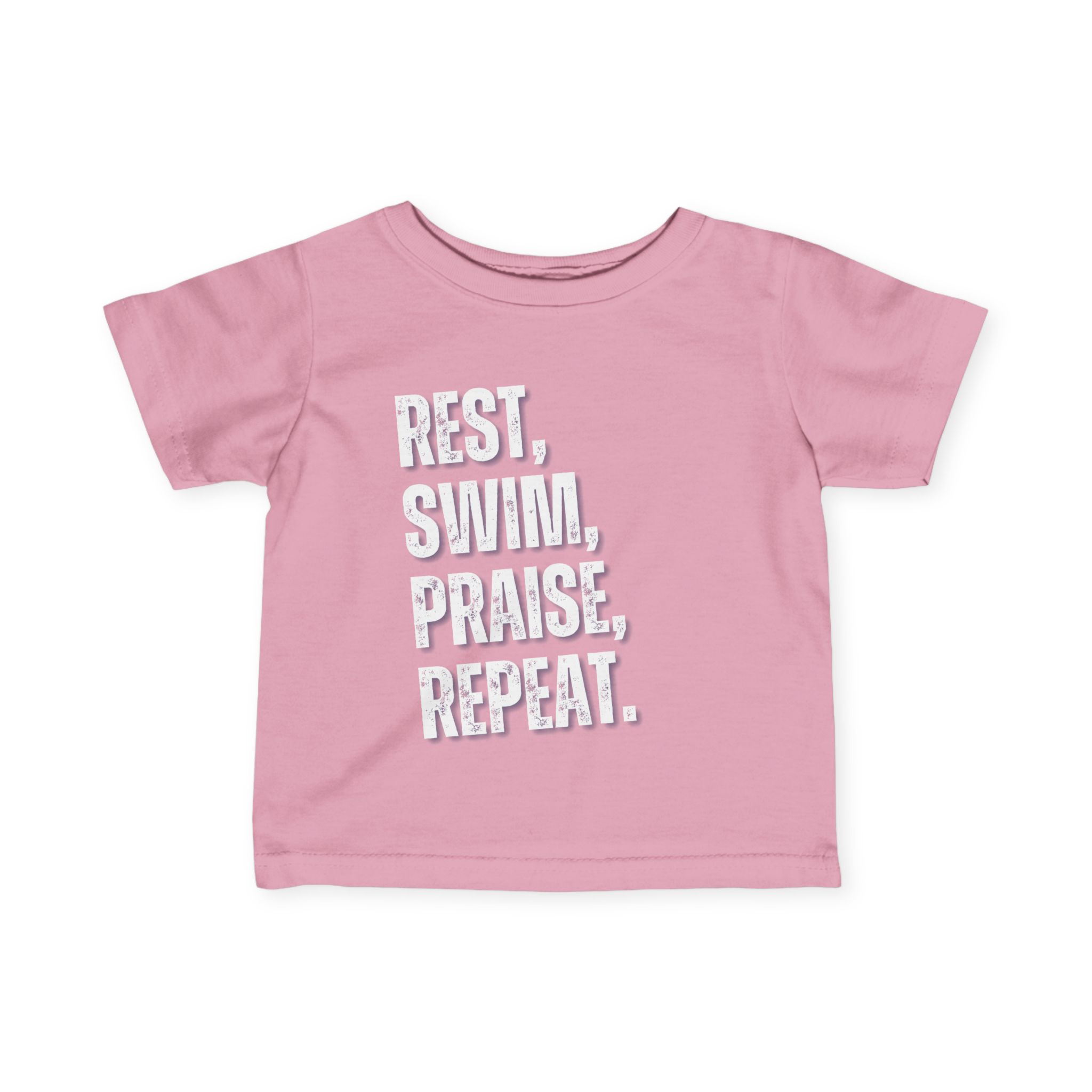 Infant Tee: Rest, Swim, Praise, Repeat – Summer-Inspired Design - Image 34