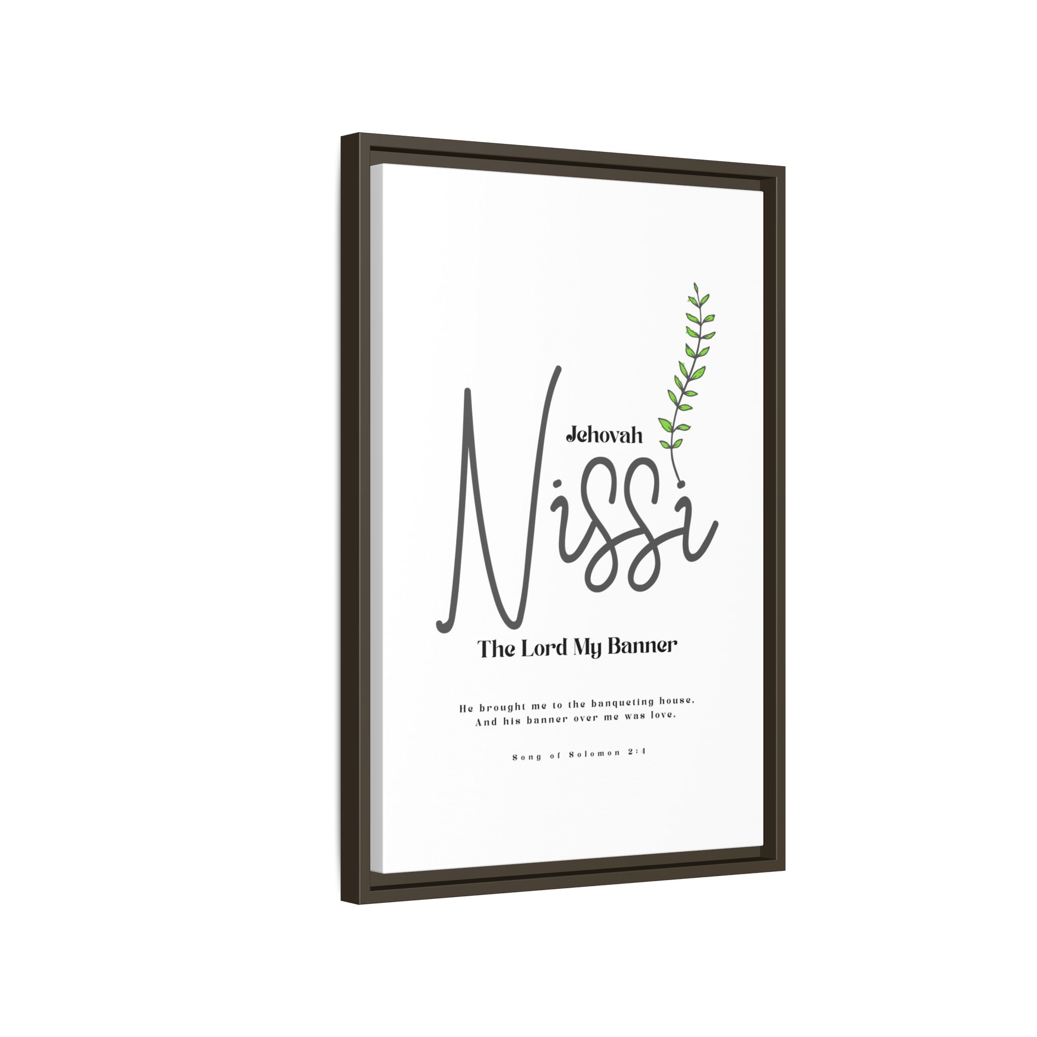 Jehovah Nissi Framed Canvas - "The Lord My Banner" Multi-Color Victory Wall Art - Image 42