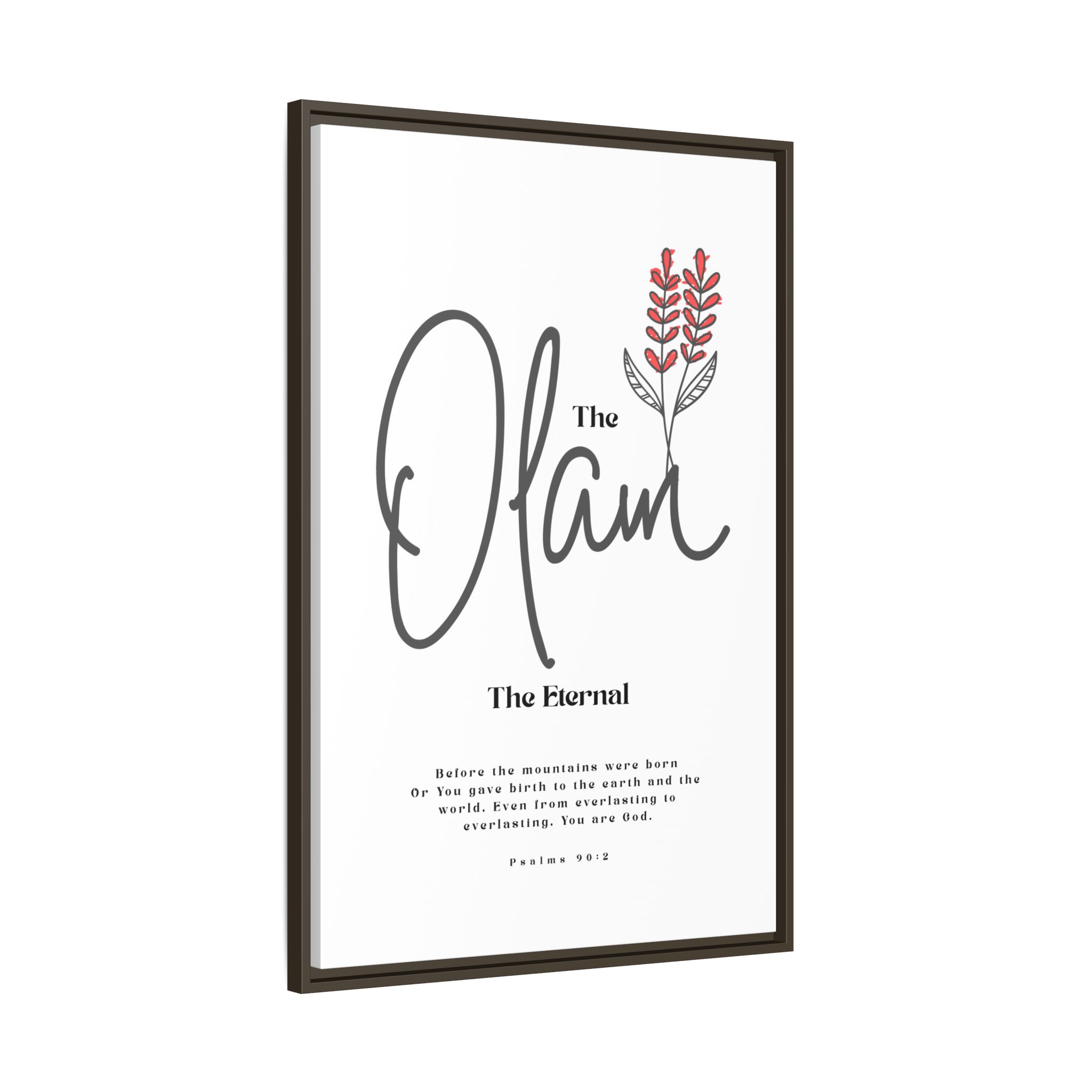 El Olam Framed Canvas - The Eternal God- Timeless Multi-Color Scripture Art - Image 10