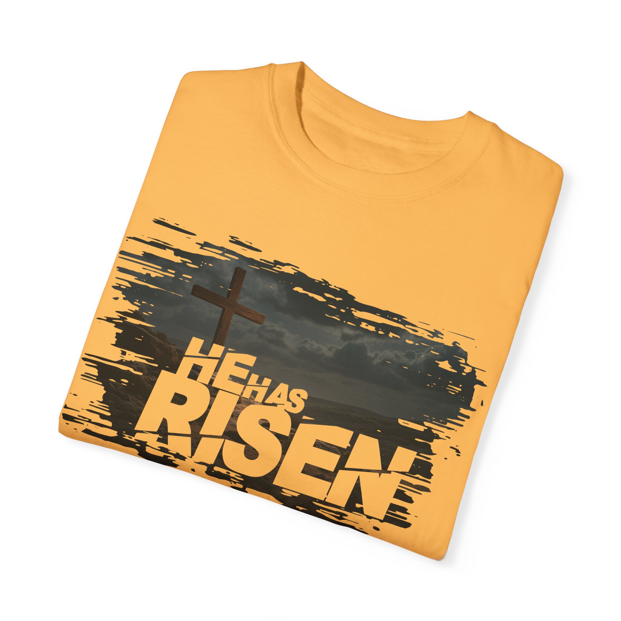 He Has Risen Matthew 28:6 v2 - Inspirational Unisex Christian T-Shirt by Love316 - Image 15