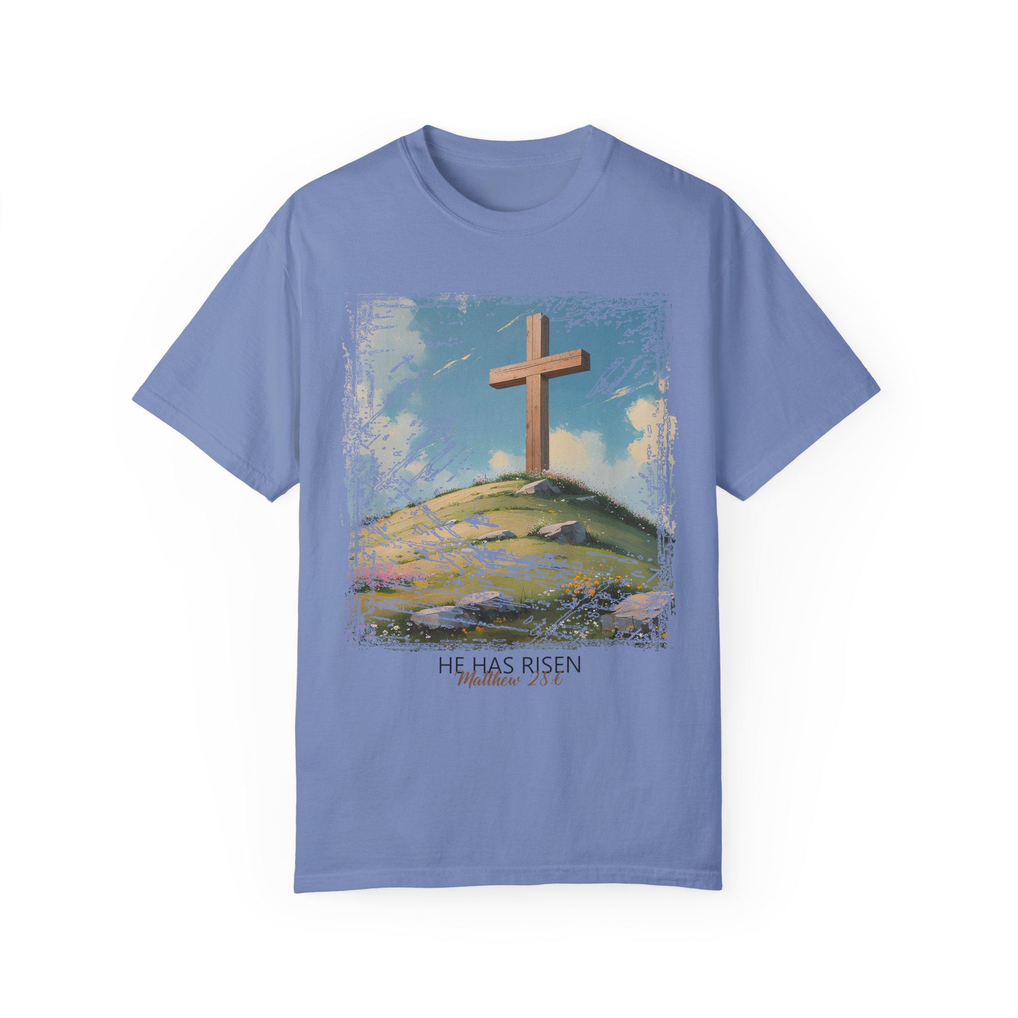 He Has Risen Matthew 28:6 - Inspirational Christian T-Shirt by Love316 - Image 6
