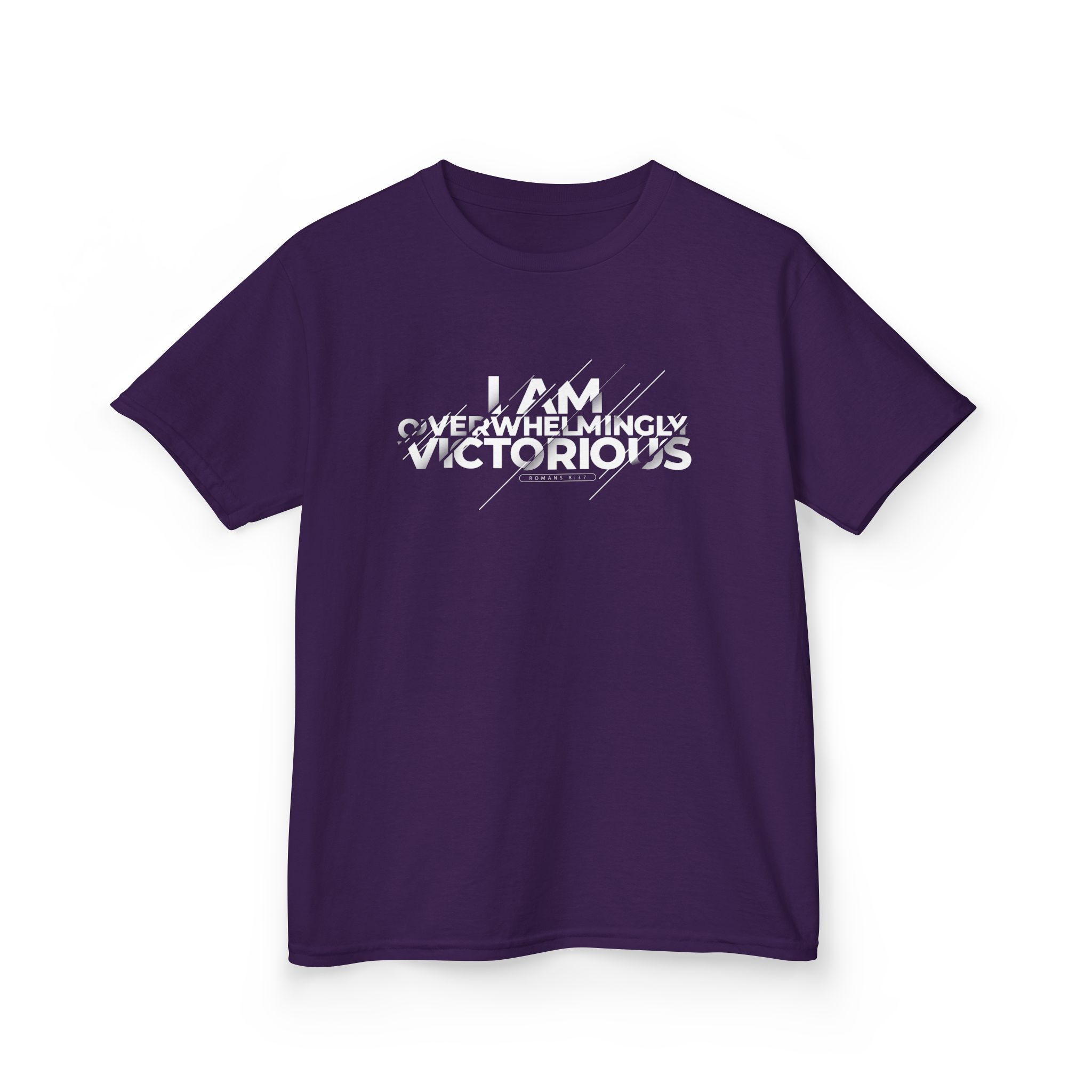 Kids Tee: I Am Overwhelmingly Victorious – Inspirational & Durable - Image 48