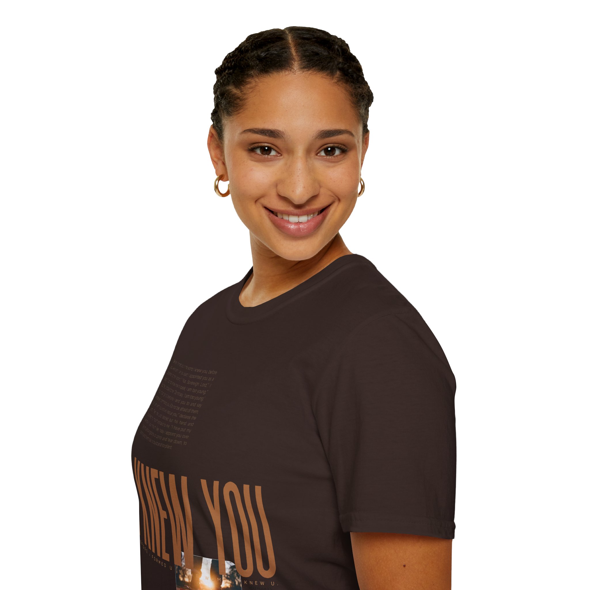 I Knew You, Before I Formed You- Unisex Christian Softstyle Tee - Image 9