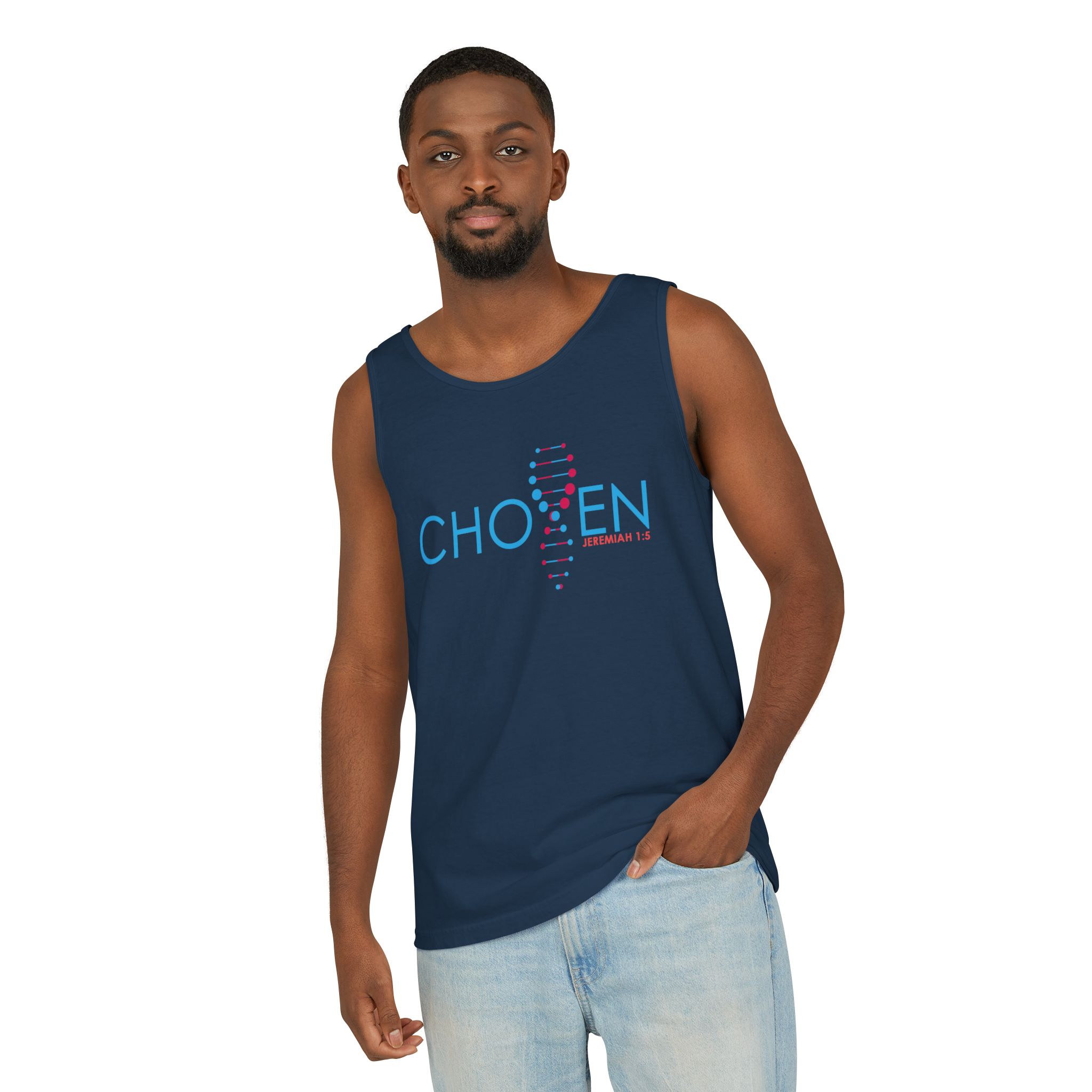 Chosen / DNA - Faith-Inspired Unisex Tank - Image 6