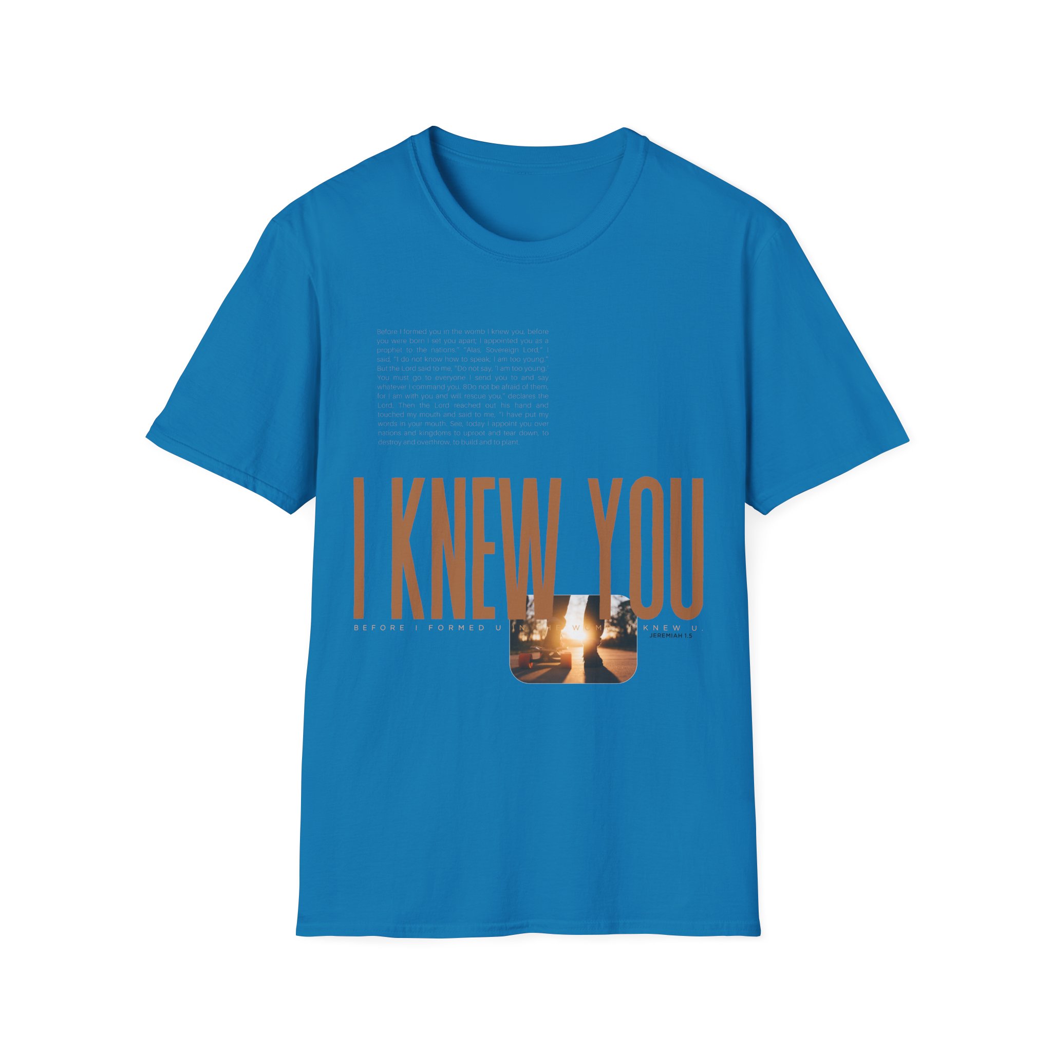 I Knew You, Before I Formed You- Unisex Christian Softstyle Tee - Image 33