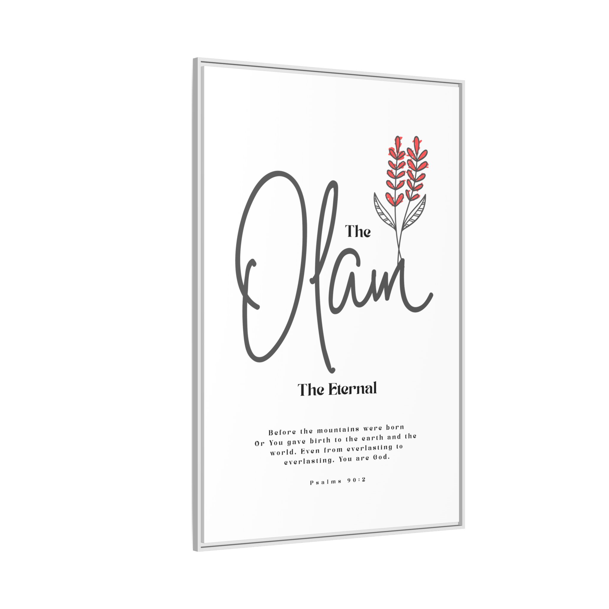 El Olam Framed Canvas - The Eternal God- Timeless Multi-Color Scripture Art - Image 58