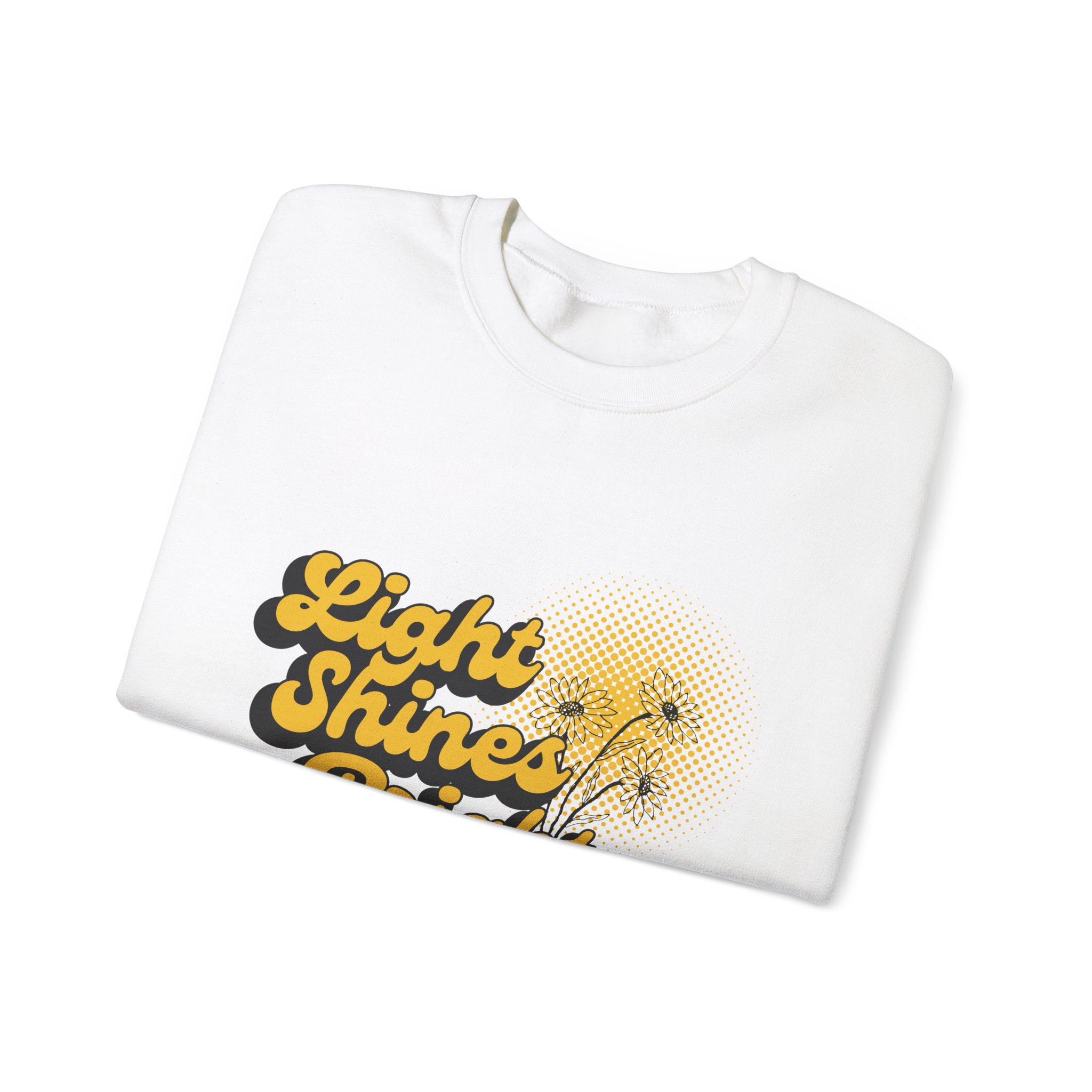 Light Shines Bright, Sweatshirt - Matthew 5:14, Christian Apparel - Image 8