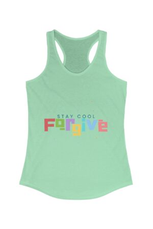 Stay Cool, Forgive - Racerback Tank - Christian Summer Apparel