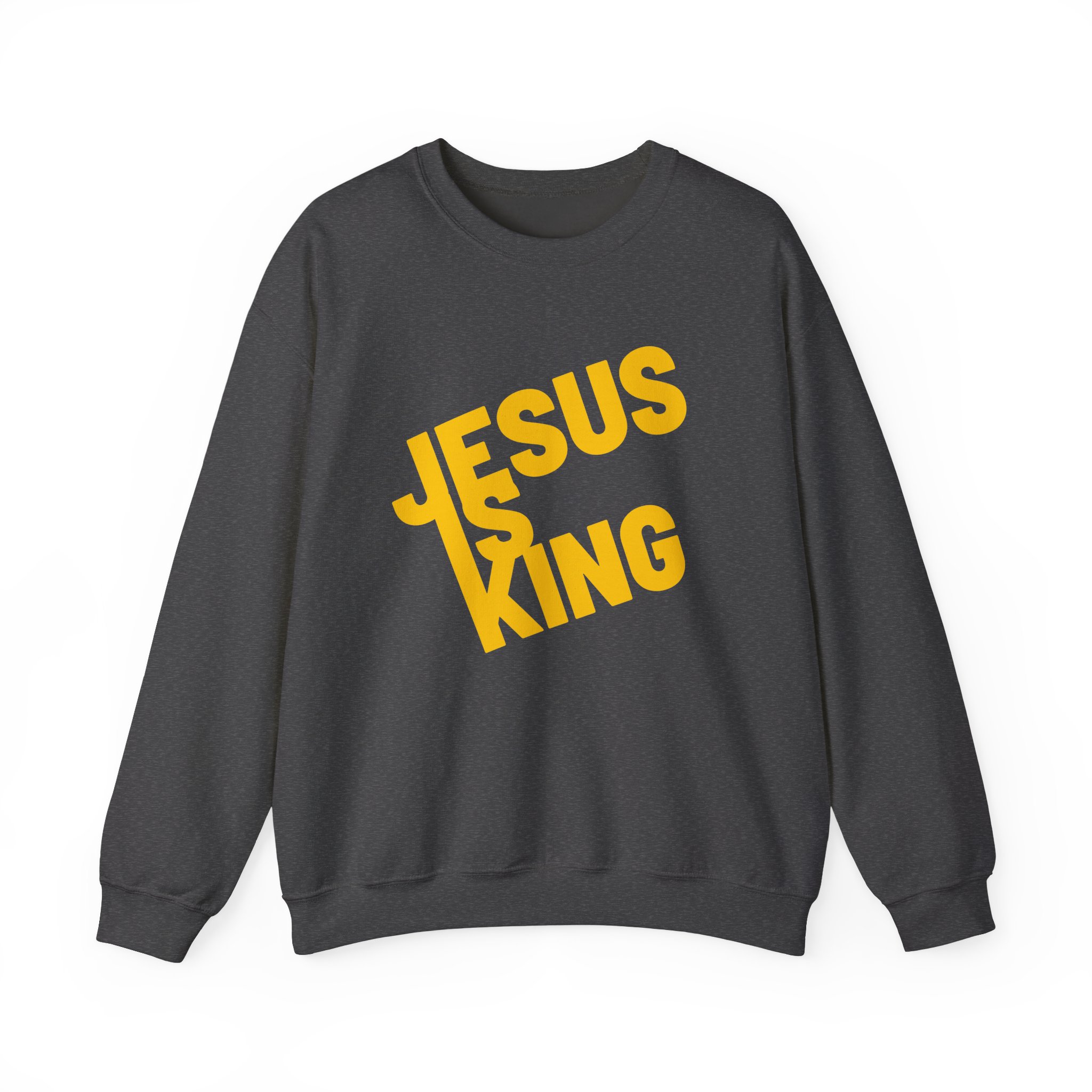 Jesus is King - Sweatshirt - Christian Apparel, Unisex Heavy Blend - Image 32