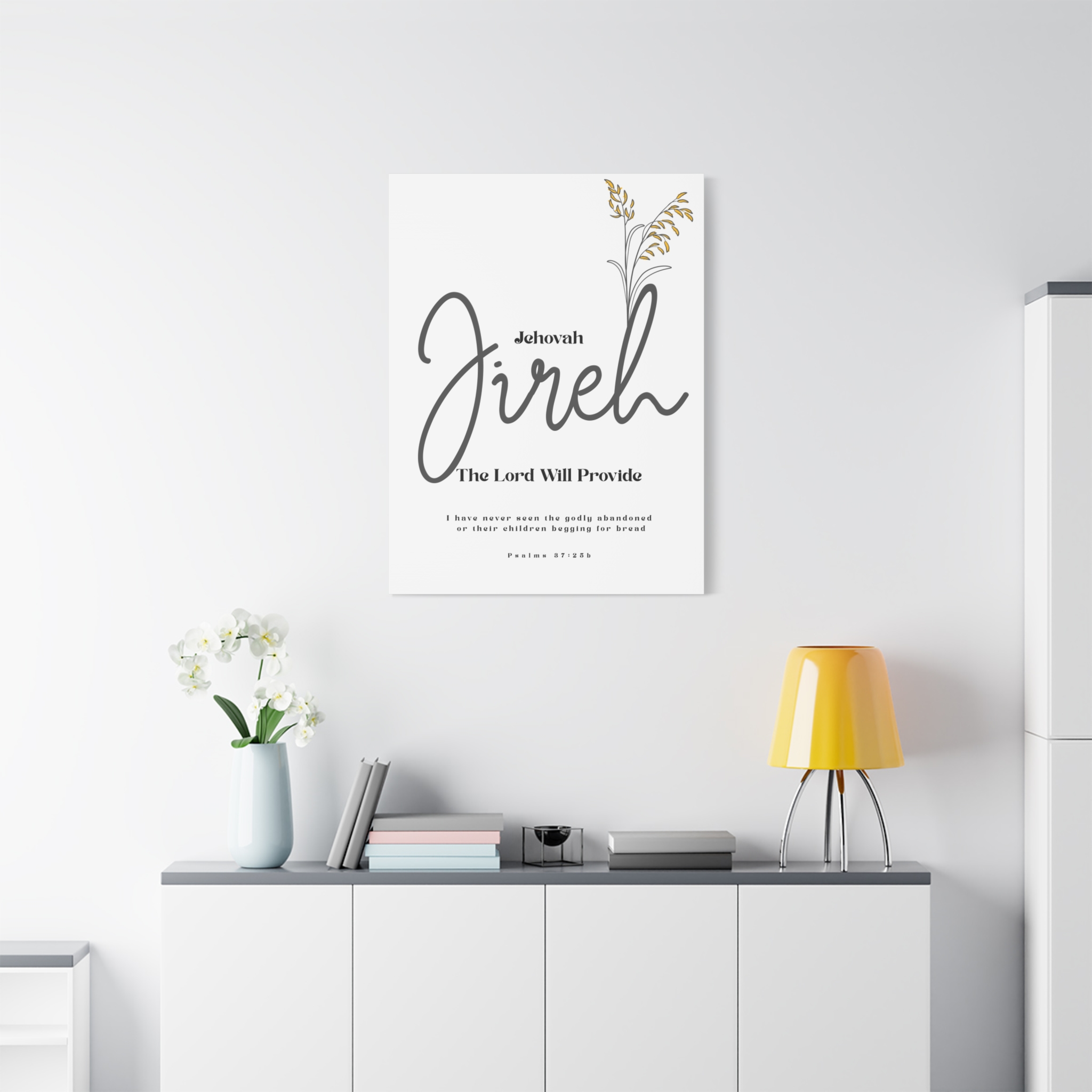 Jehovah Jireh Canvas - Minimalist 'The Lord Will Provide' Wall Art, Ready to Hang - Image 19