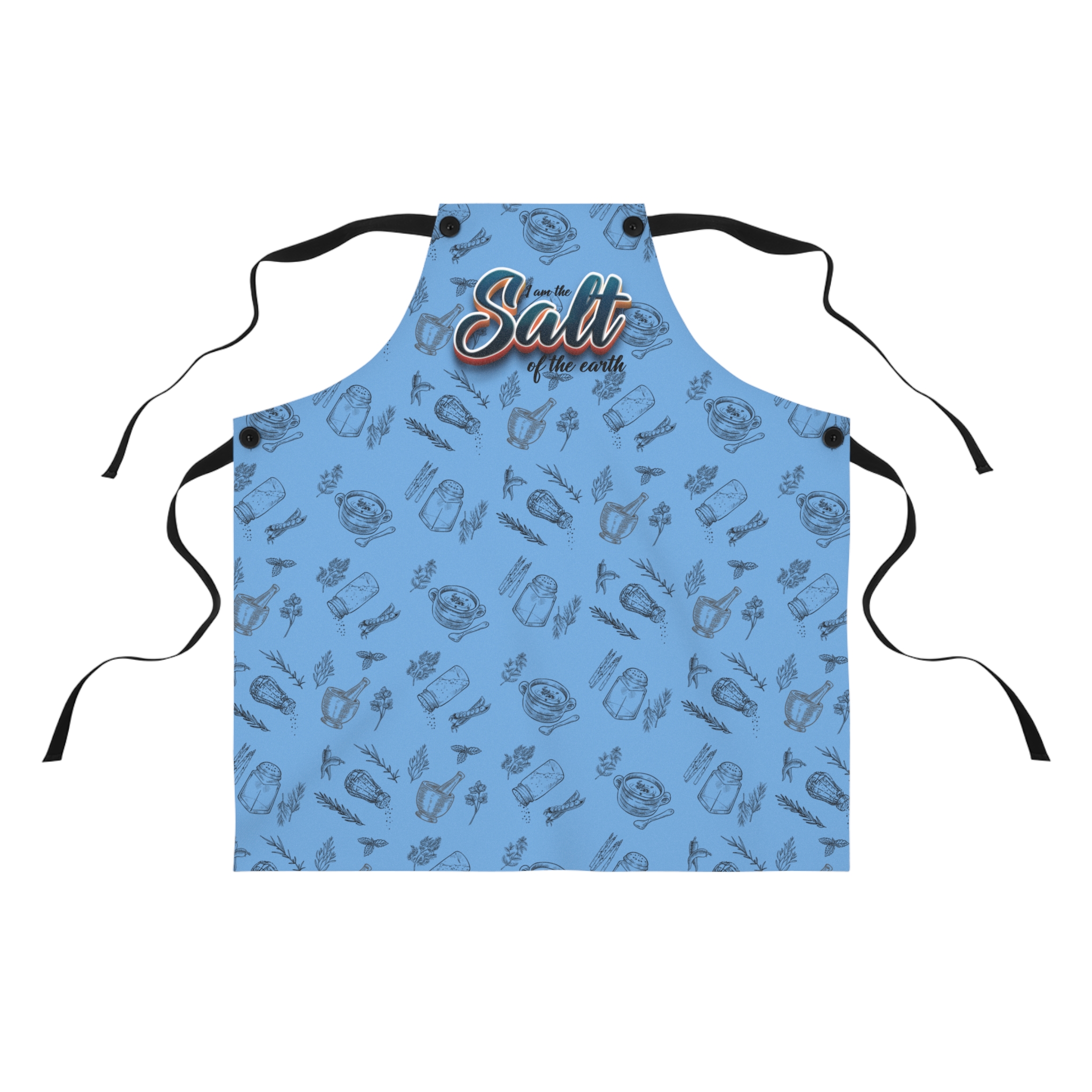 I Am the Salt of the Earth Blue – Unisex Cooking Apron
