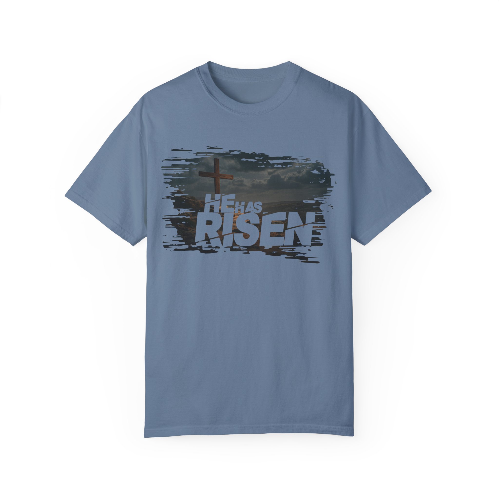 He Has Risen Matthew 28:6 v2 - Inspirational Unisex Christian T-Shirt by Love316 - Image 41