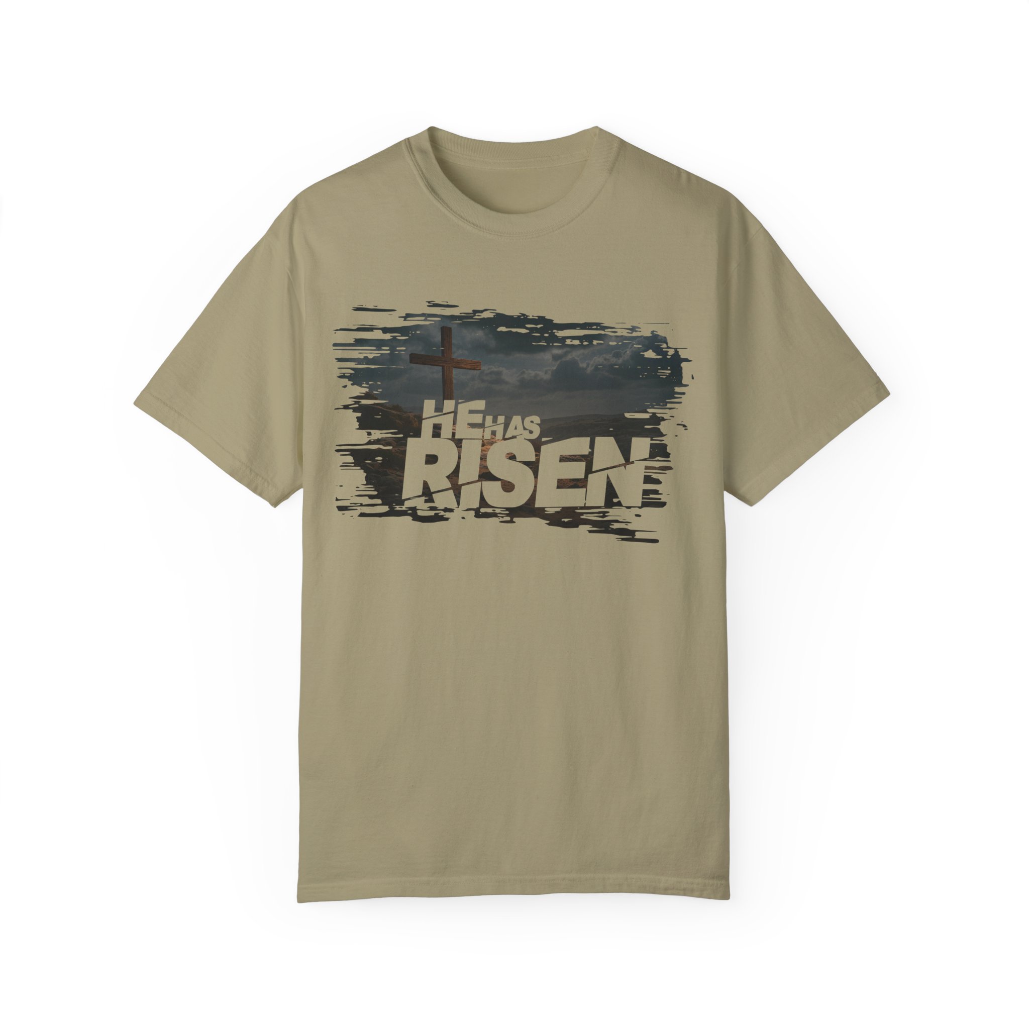 He Has Risen Matthew 28:6 v2 - Inspirational Unisex Christian T-Shirt by Love316 - Image 21