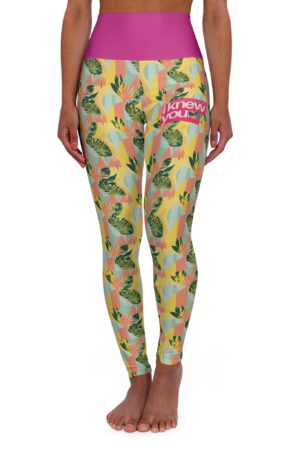 High Waste Workout Leggings - 'Before I Formed You' Christian Design