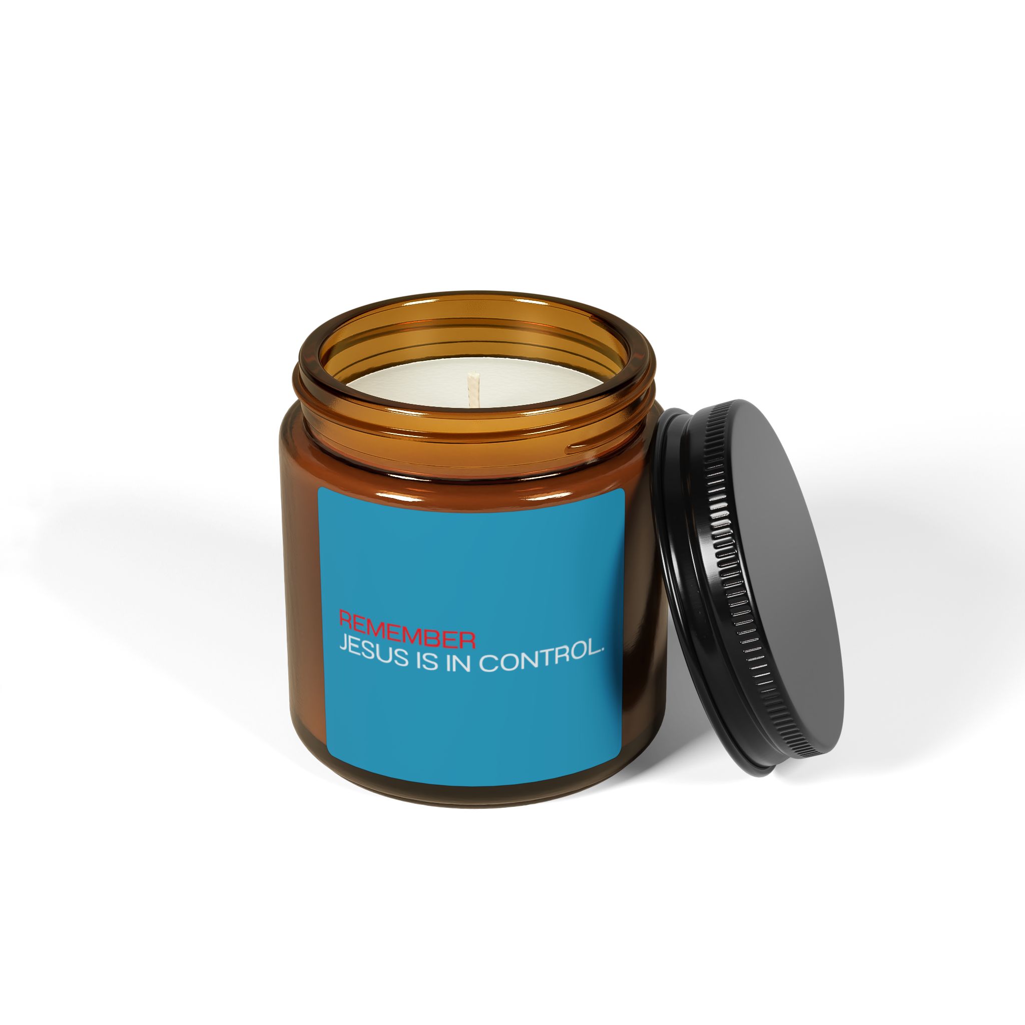 Remember: Jesus is in Control - Scented Candle - Christian Home Decor - Image 7