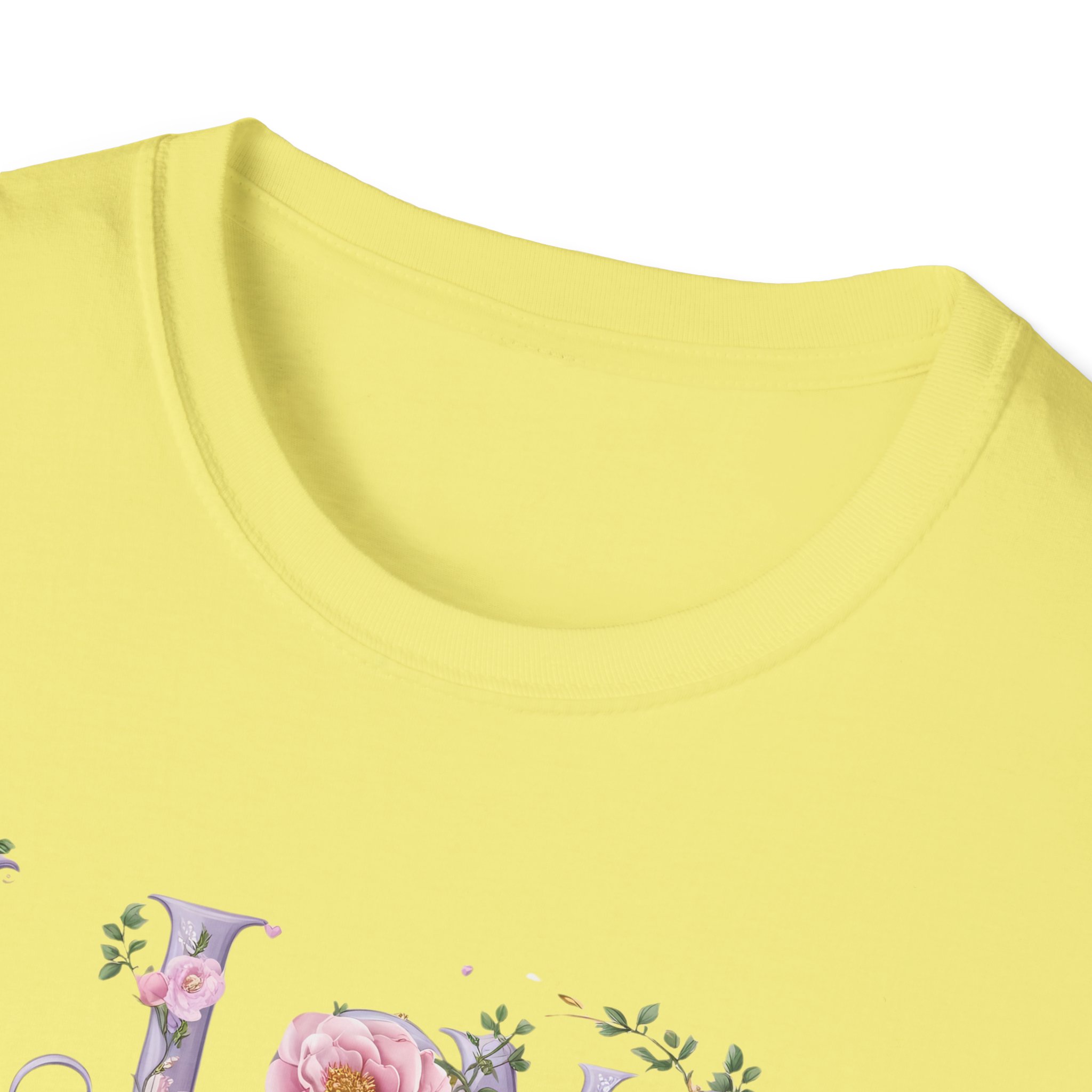 Floral 'I Love Jesus' T-Shirt - Feminine Christian Top - Soft Cotton Tee - Image 36