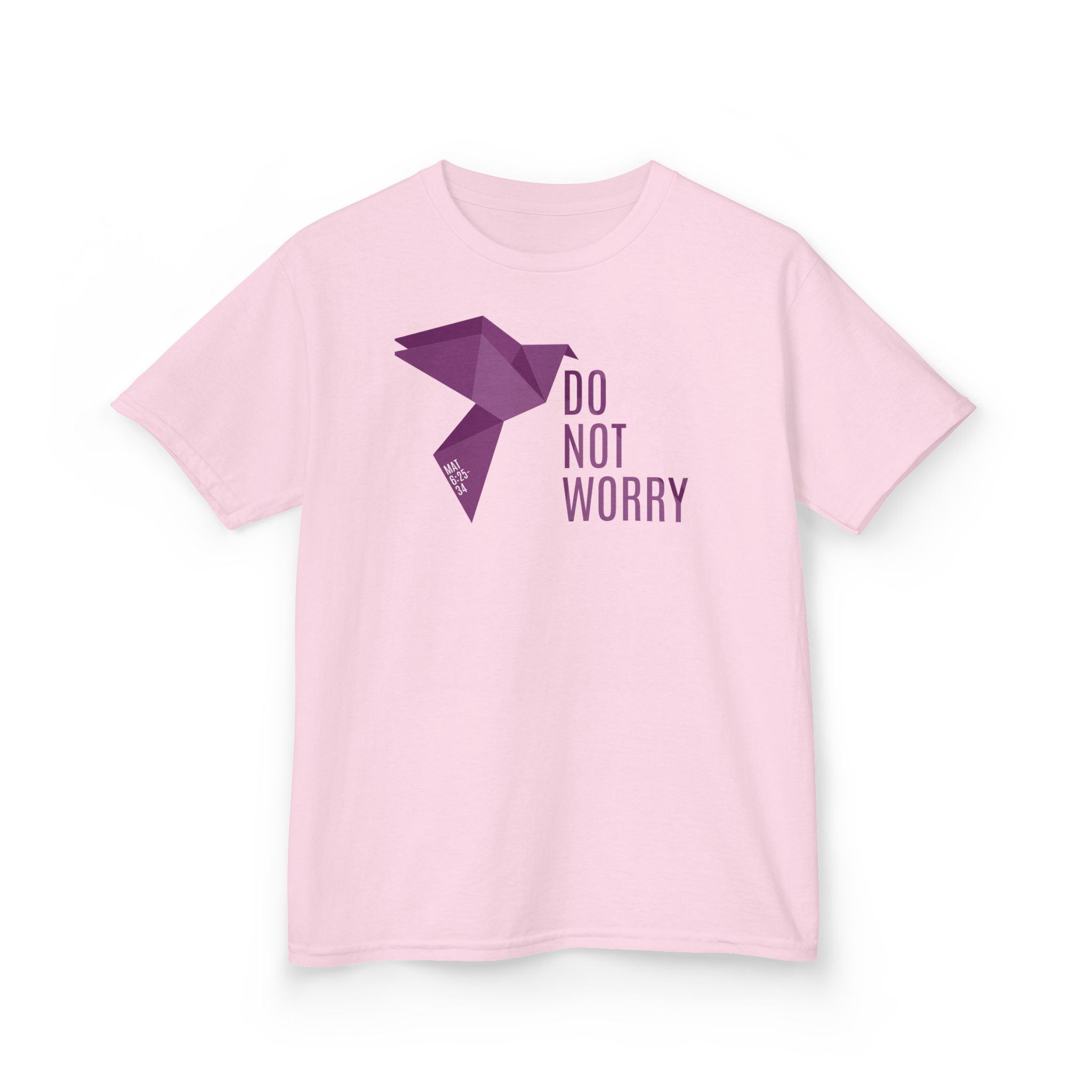 Kids Tee: Do Not Worry – Soft, Durable & Faith-Inspired Design - Image 23