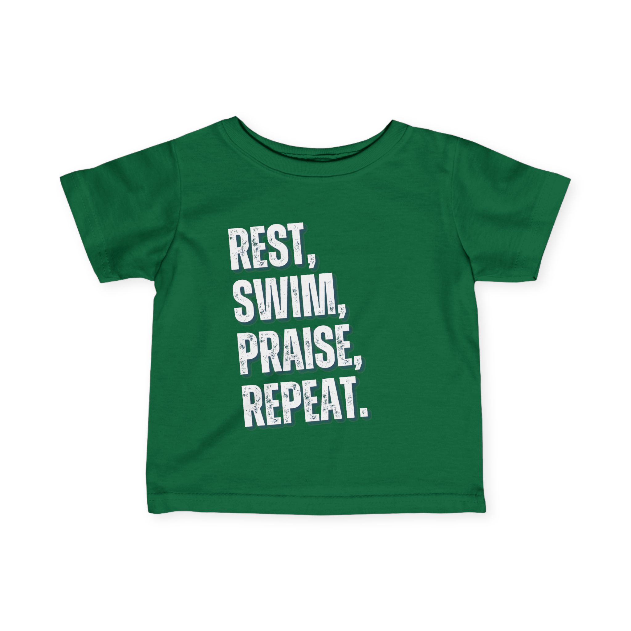 Infant Tee: Rest, Swim, Praise, Repeat – Summer-Inspired Design - Image 13