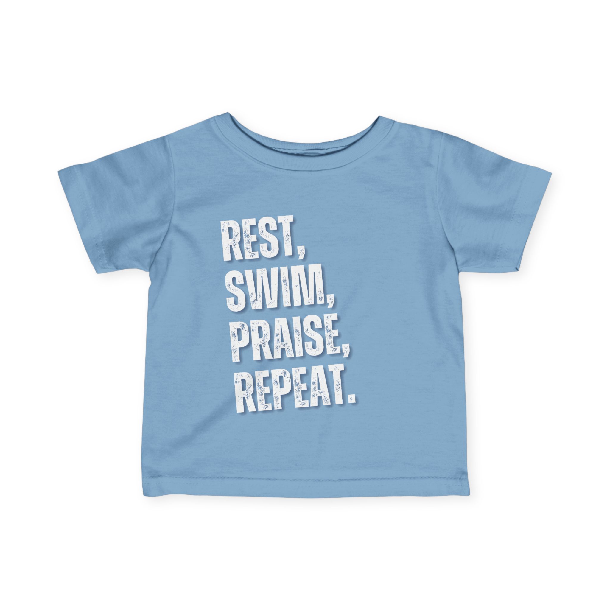 Infant Tee: Rest, Swim, Praise, Repeat – Summer-Inspired Design - Image 16