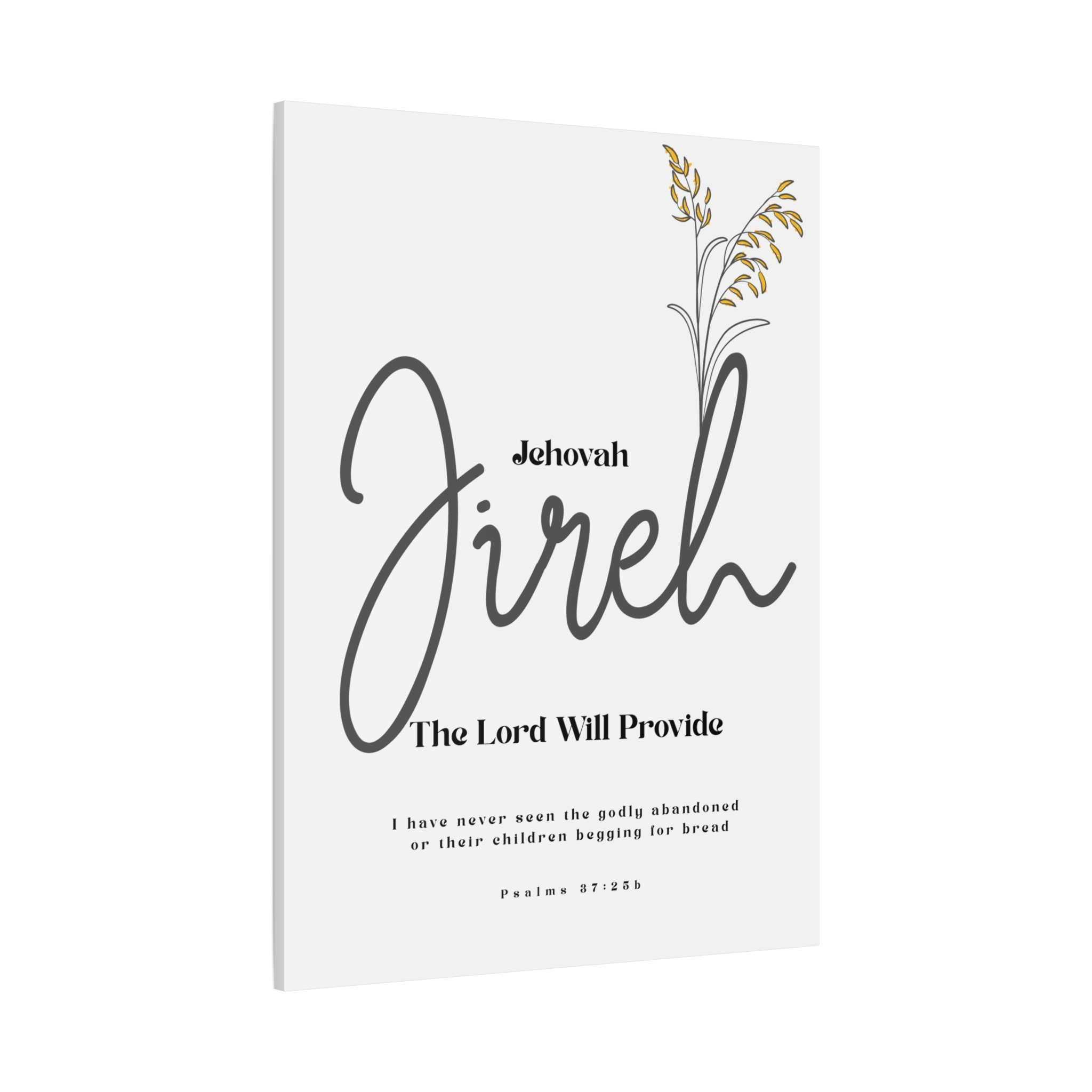 Jehovah Jireh Canvas - Minimalist 'The Lord Will Provide' Wall Art, Ready to Hang - Image 22