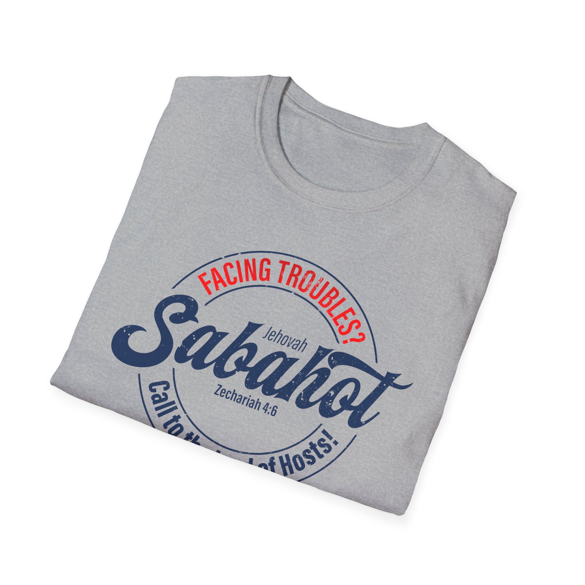 Jehovah Sabaoth T-Shirt - Lord of Hosts Christian Tee for Troubled Times - Image 4