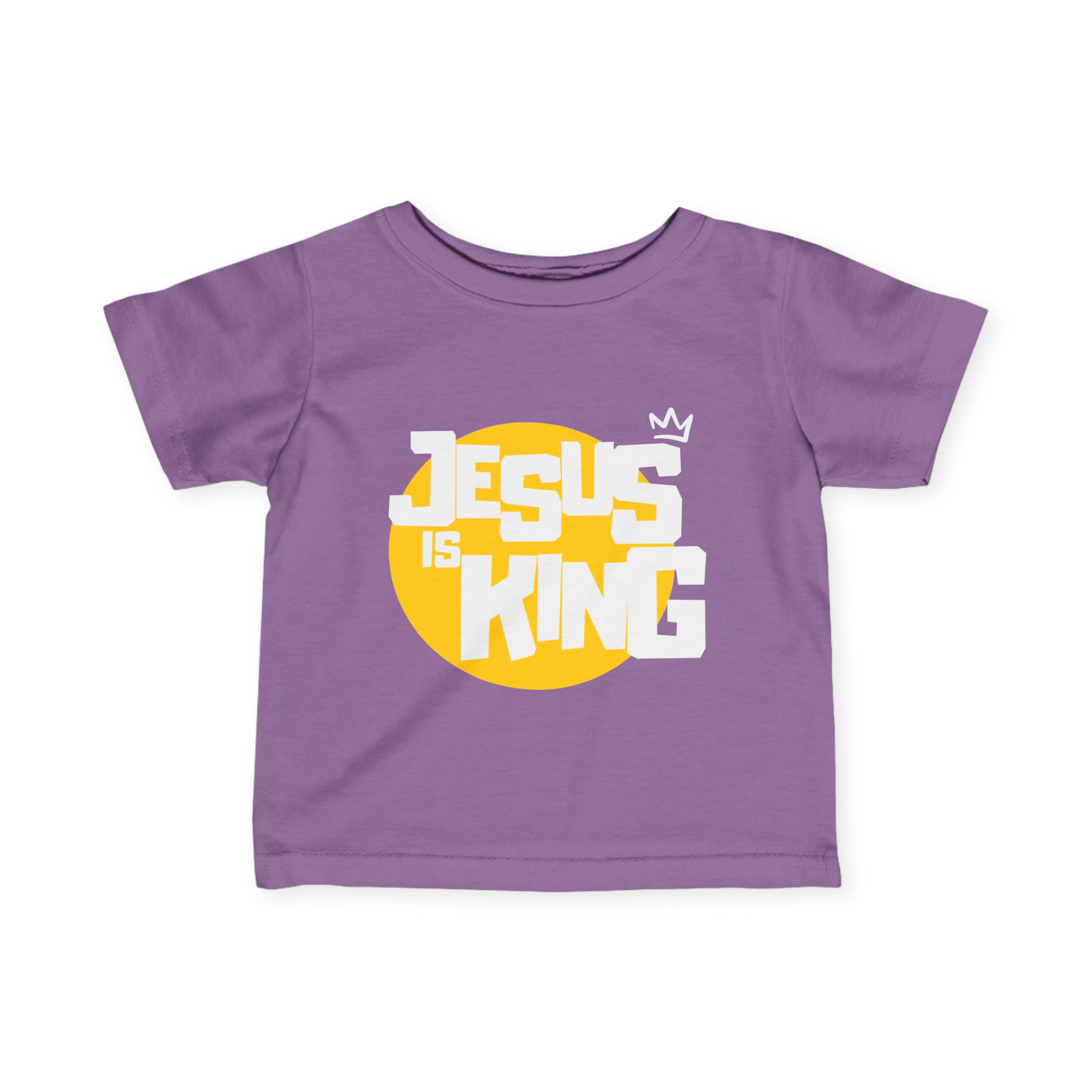Infant Tee: Jesus is King – Playful & Inspirational Design - Image 19