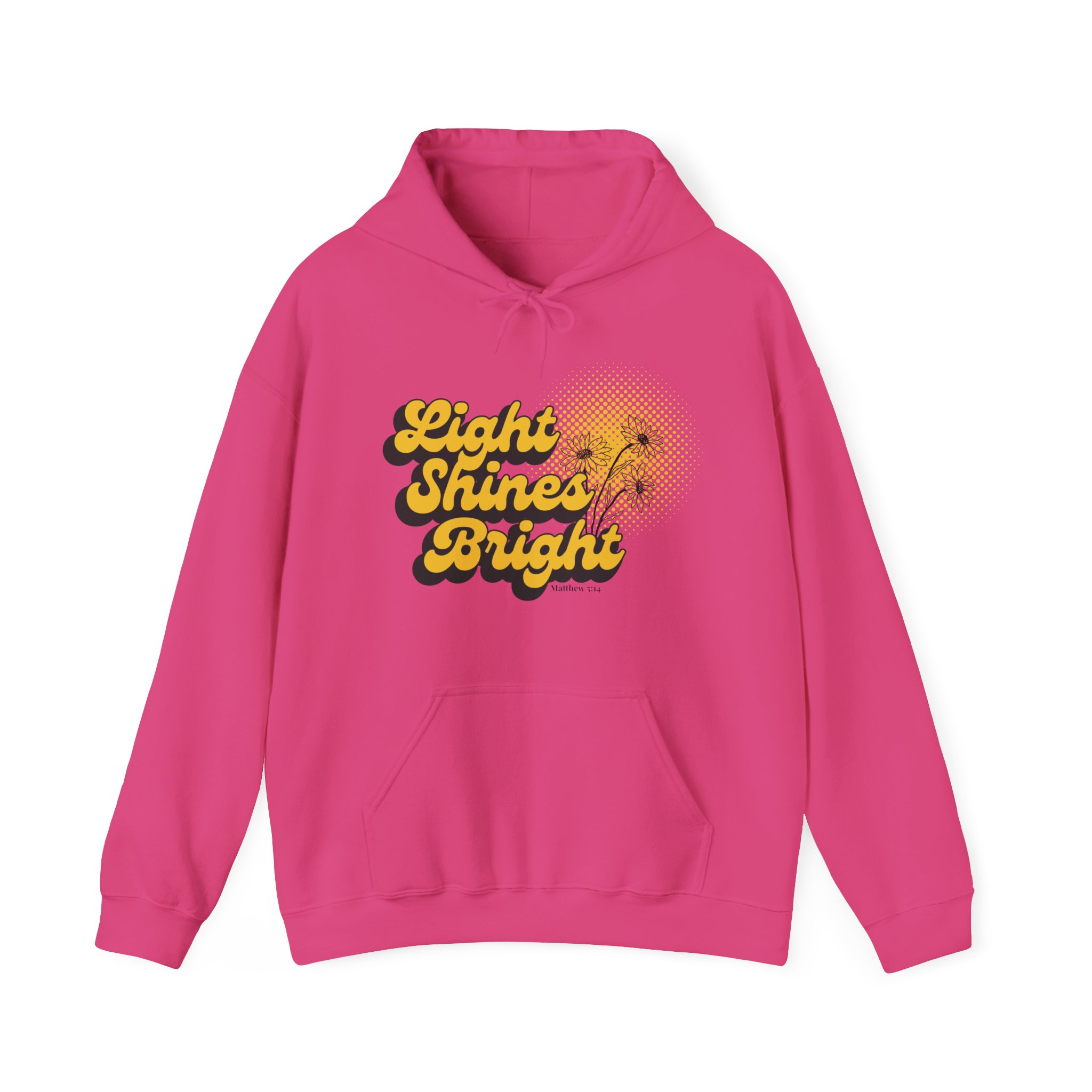 Women’s Hooded Sweatshirt: Light Shines Bright – Cozy & Inspirational Design - Image 27
