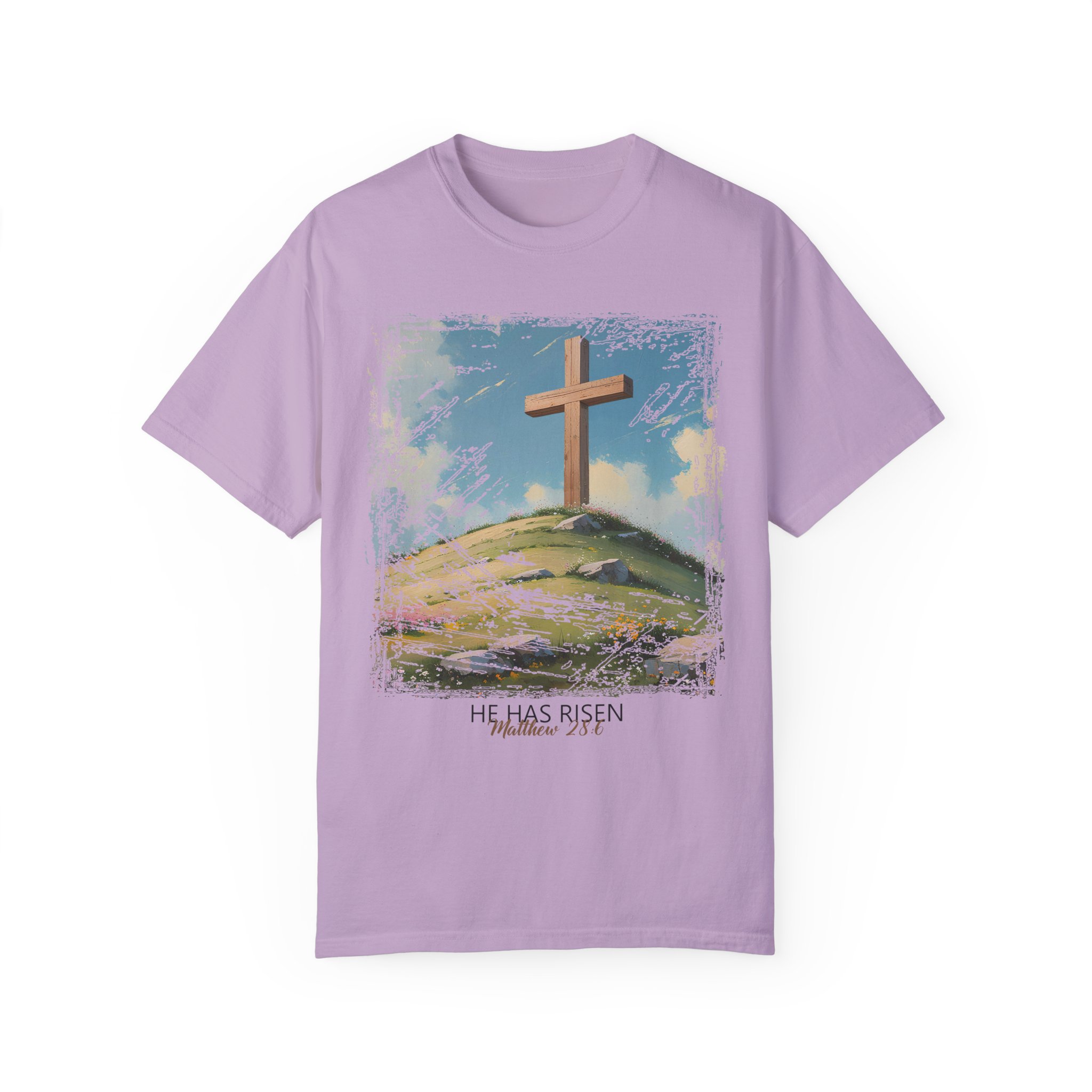 He Has Risen Matthew 28:6 - Inspirational Christian T-Shirt by Love316 - Image 8
