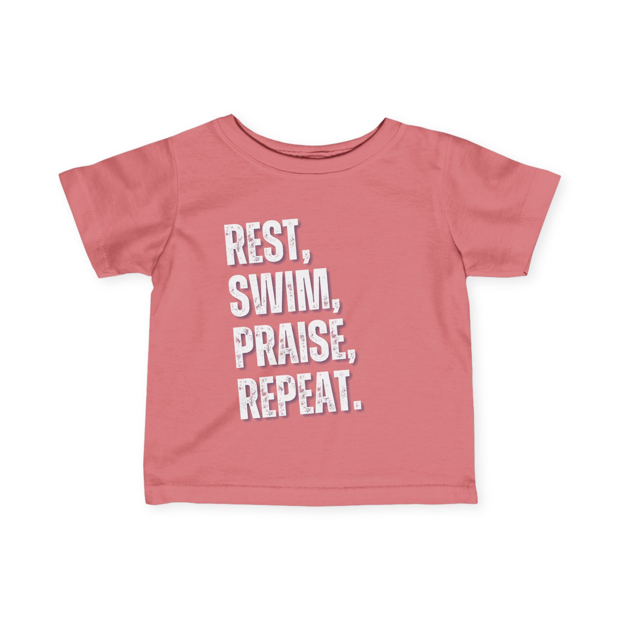 Infant Tee: Rest, Swim, Praise, Repeat – Summer-Inspired Design - Image 43