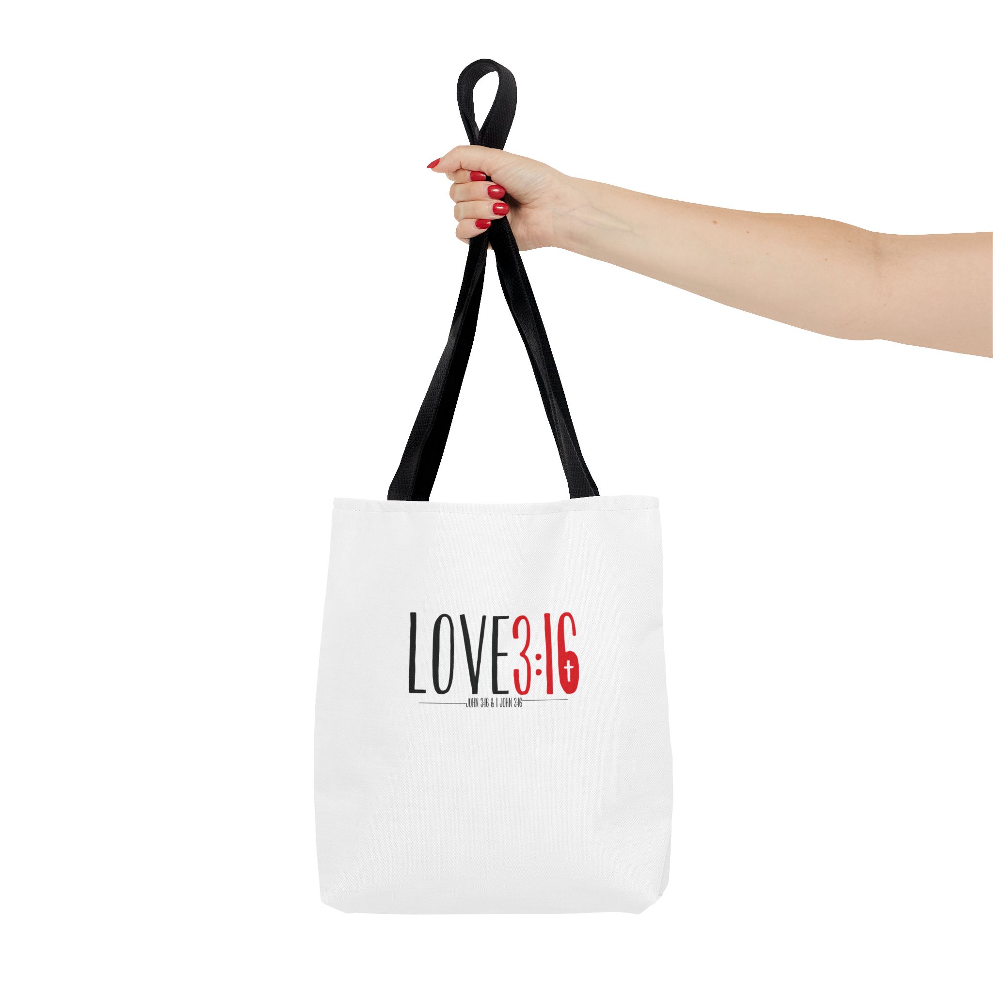 LOVE3:16 Tote Bag – Inspirational Design, Durable & Versatile for Daily Use - Image 4
