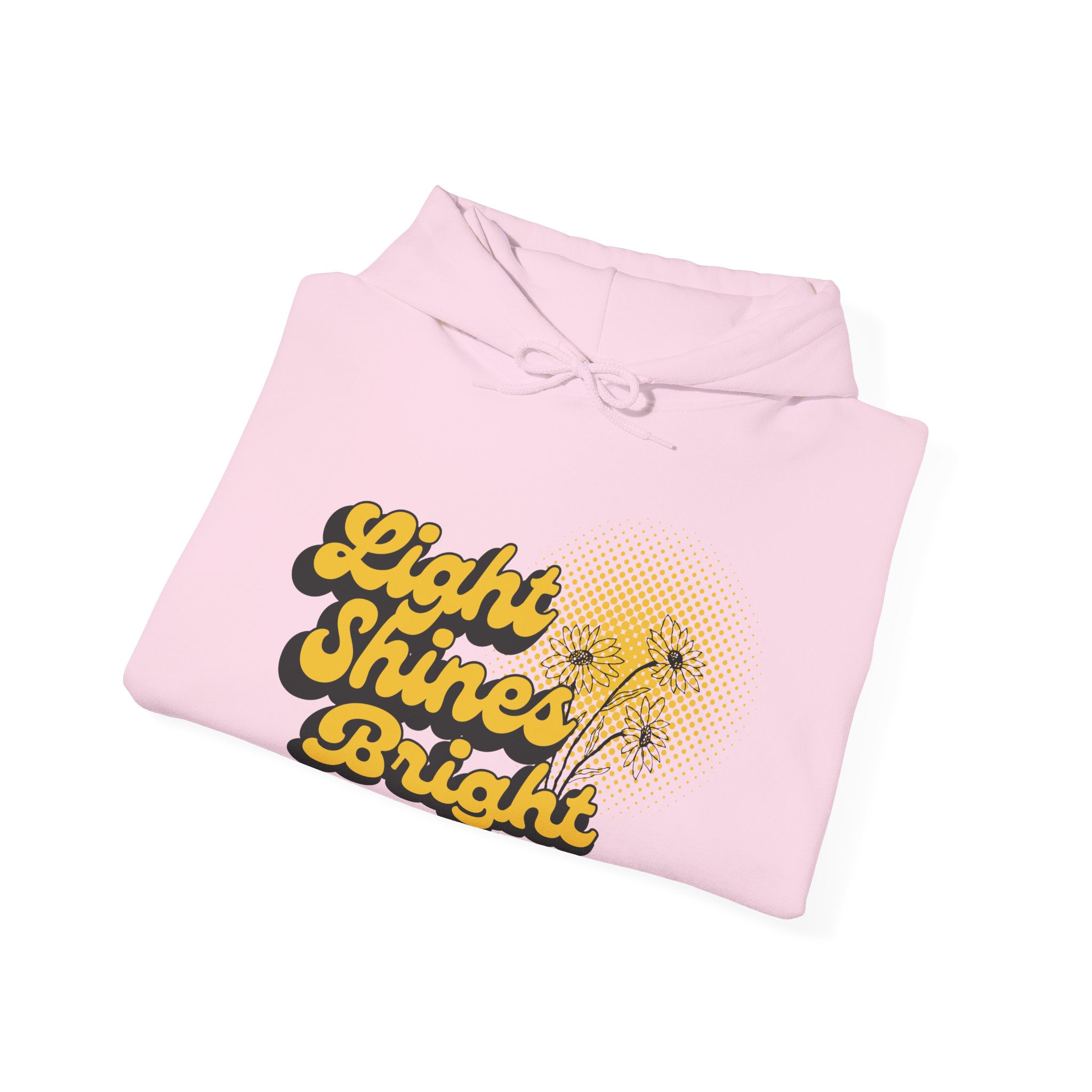 Women’s Hooded Sweatshirt: Light Shines Bright – Cozy & Inspirational Design - Image 26