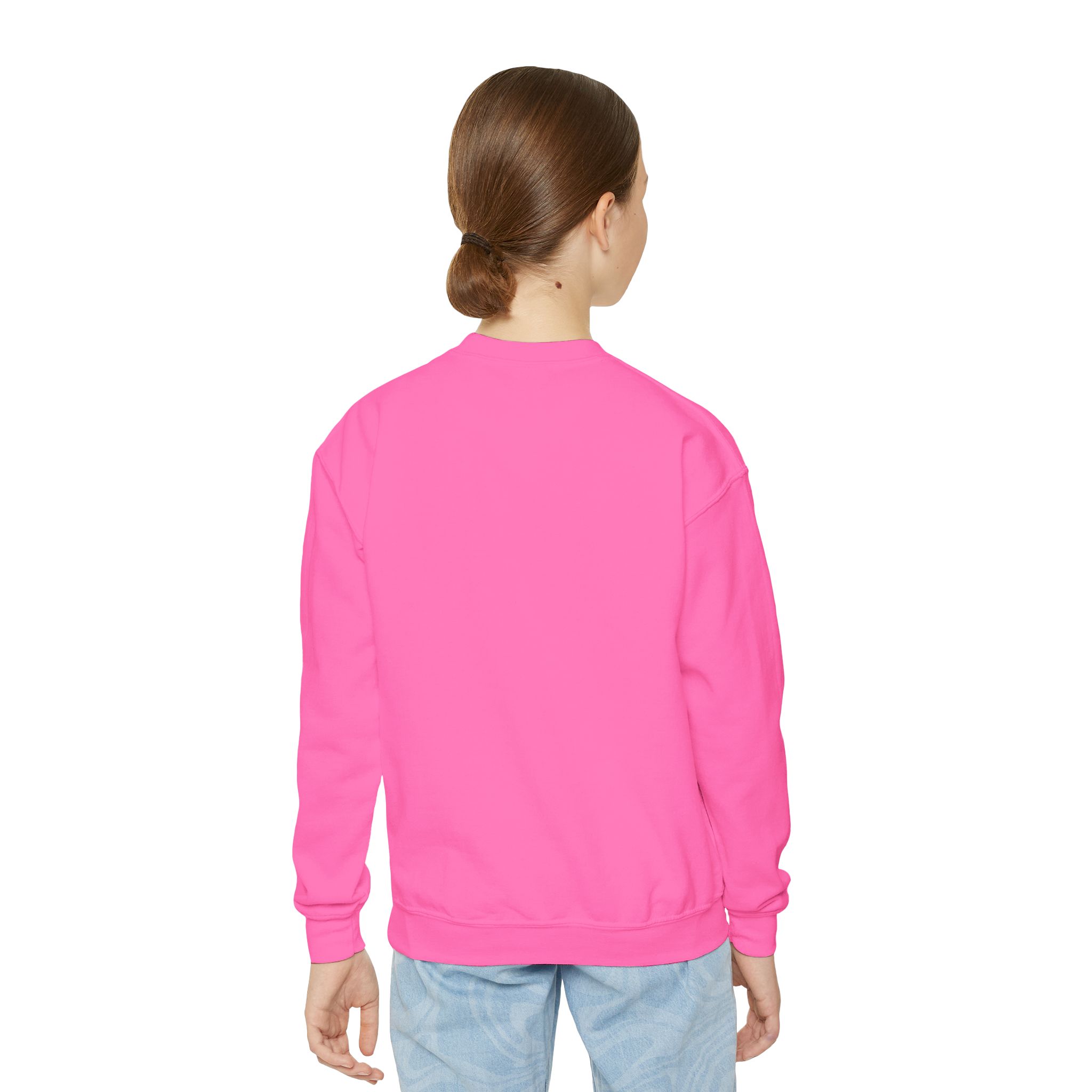 I Am a Princess – My Tiara Is in Heaven - Youth Crewneck Sweatshirt - Image 4