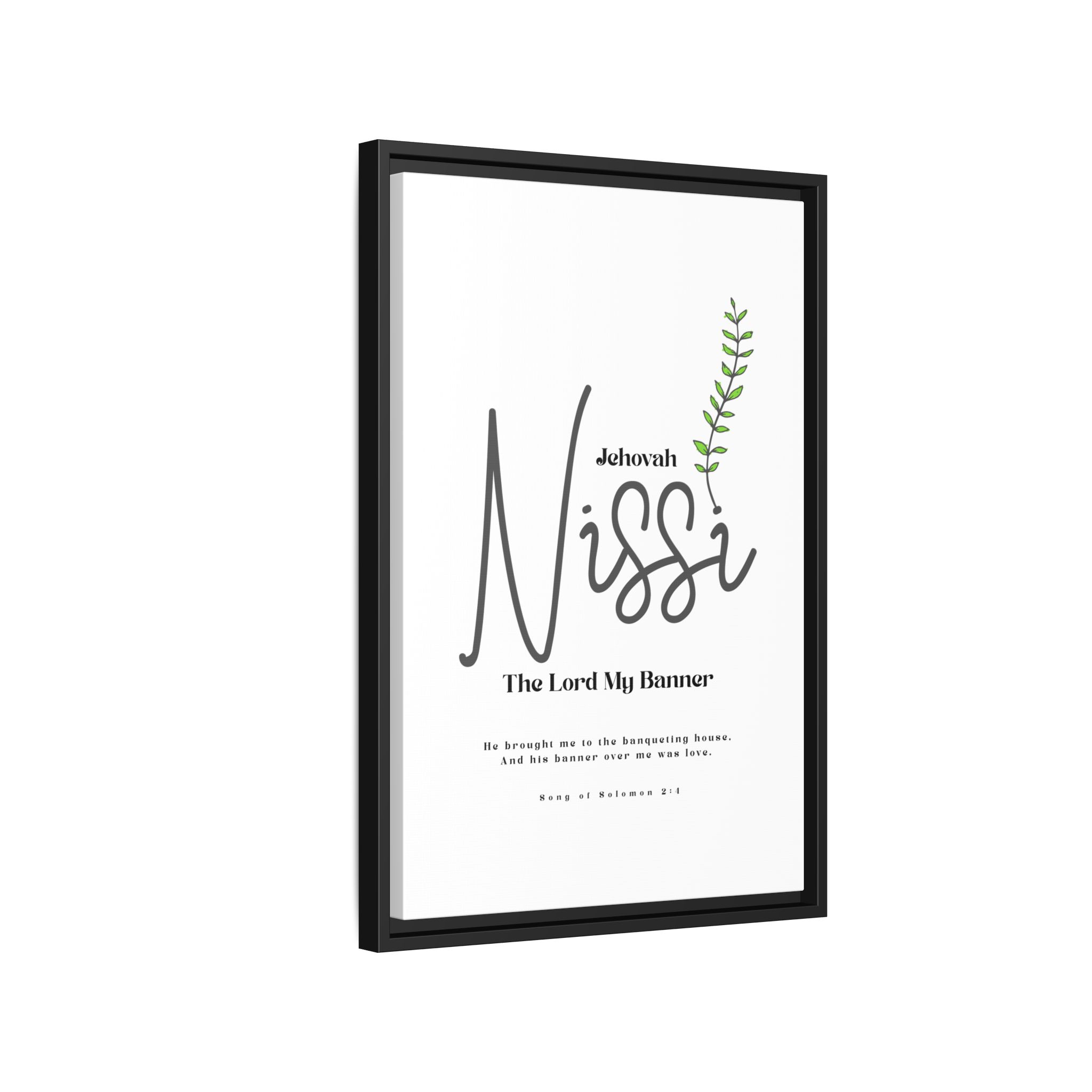 Jehovah Nissi Framed Canvas - "The Lord My Banner" Multi-Color Victory Wall Art - Image 38
