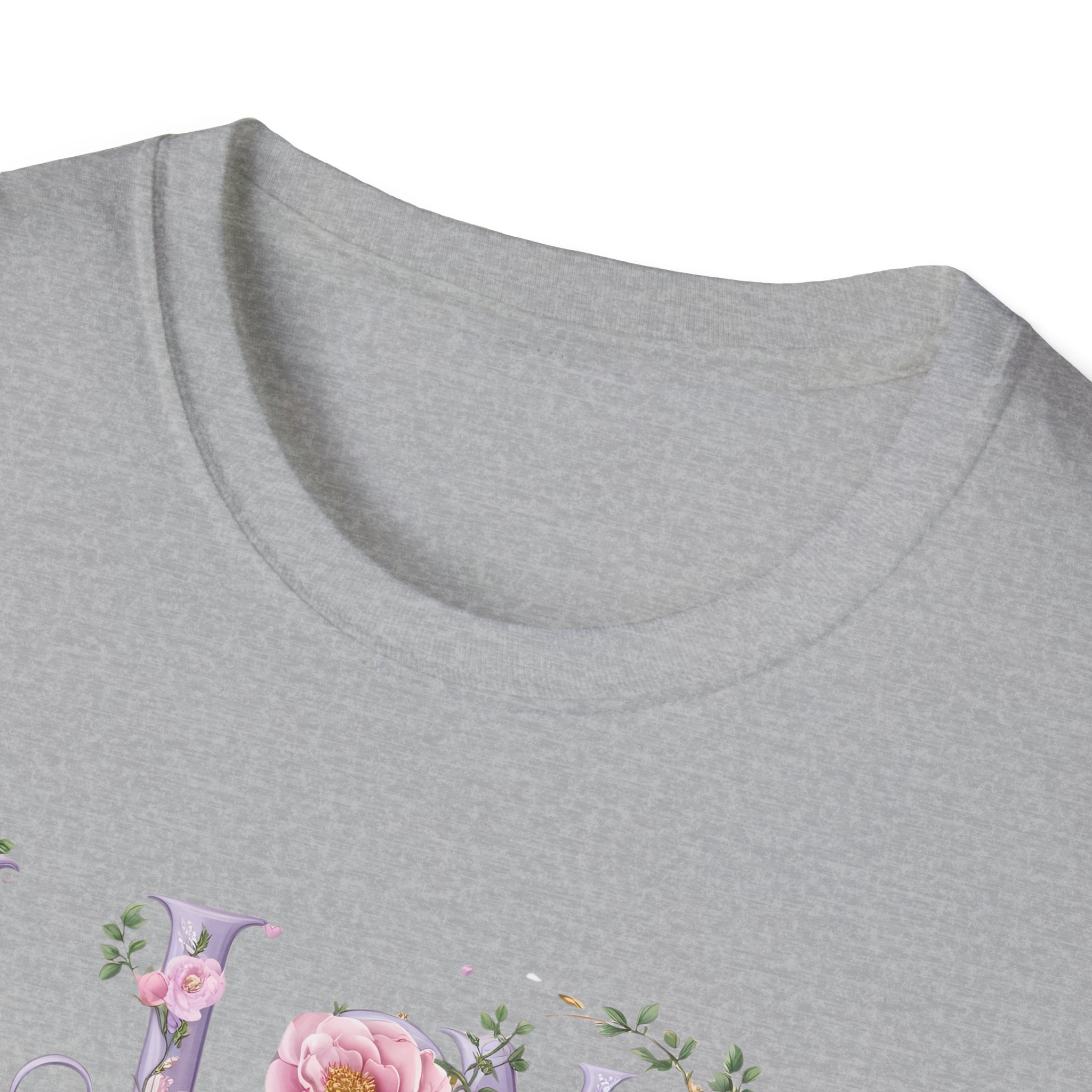 Floral 'I Love Jesus' T-Shirt - Feminine Christian Top - Soft Cotton Tee - Image 27