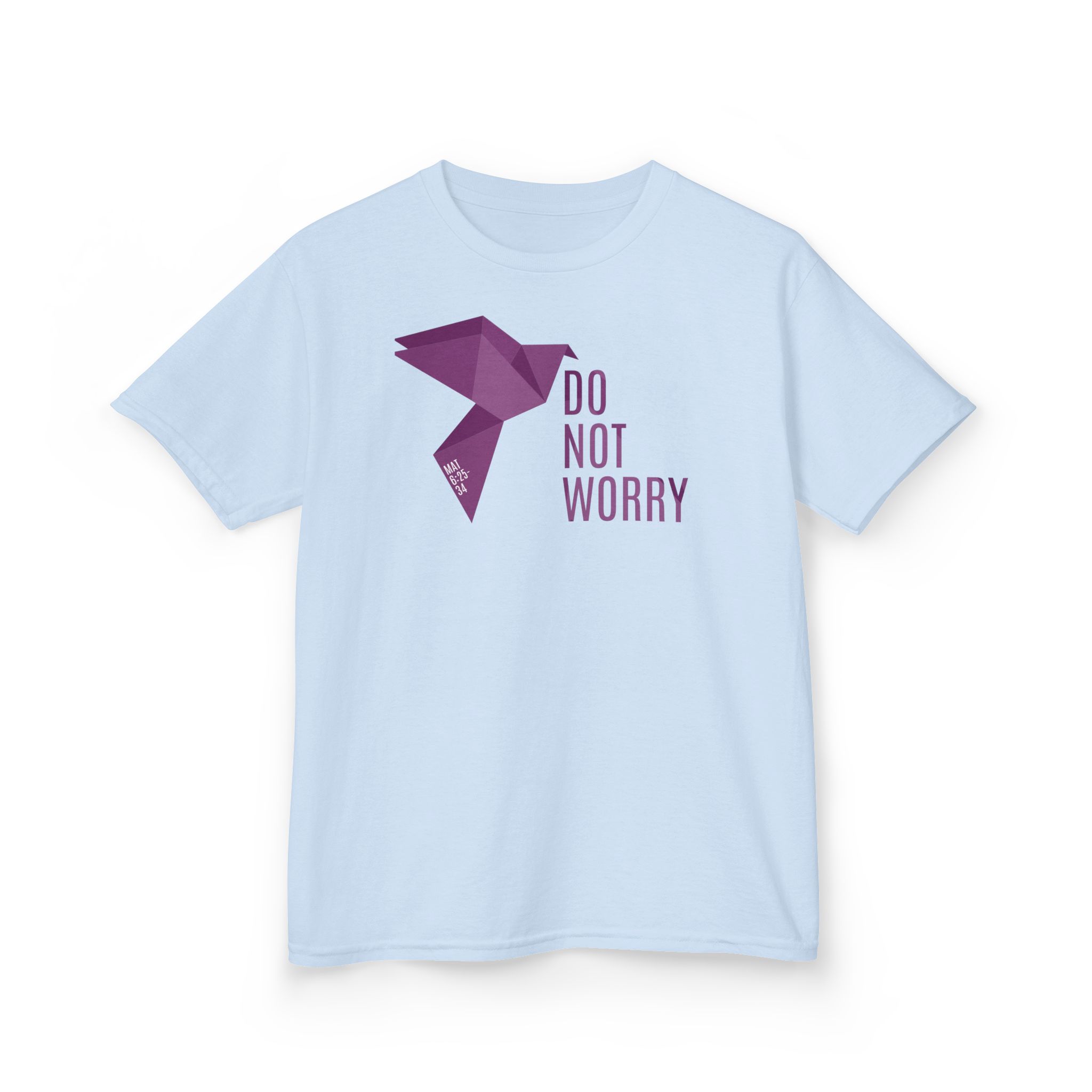 Kids Tee: Do Not Worry – Soft, Durable & Faith-Inspired Design - Image 19