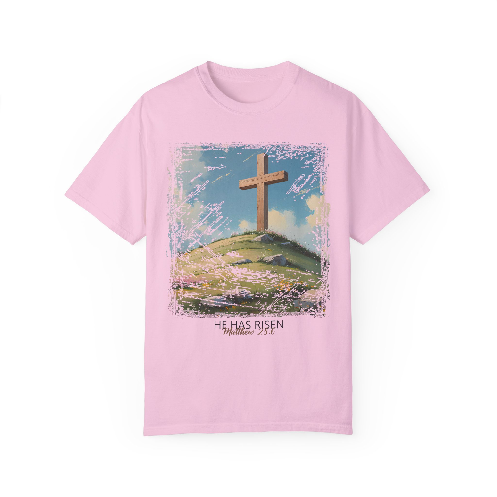 He Has Risen Matthew 28:6 - Inspirational Christian T-Shirt by Love316 - Image 9