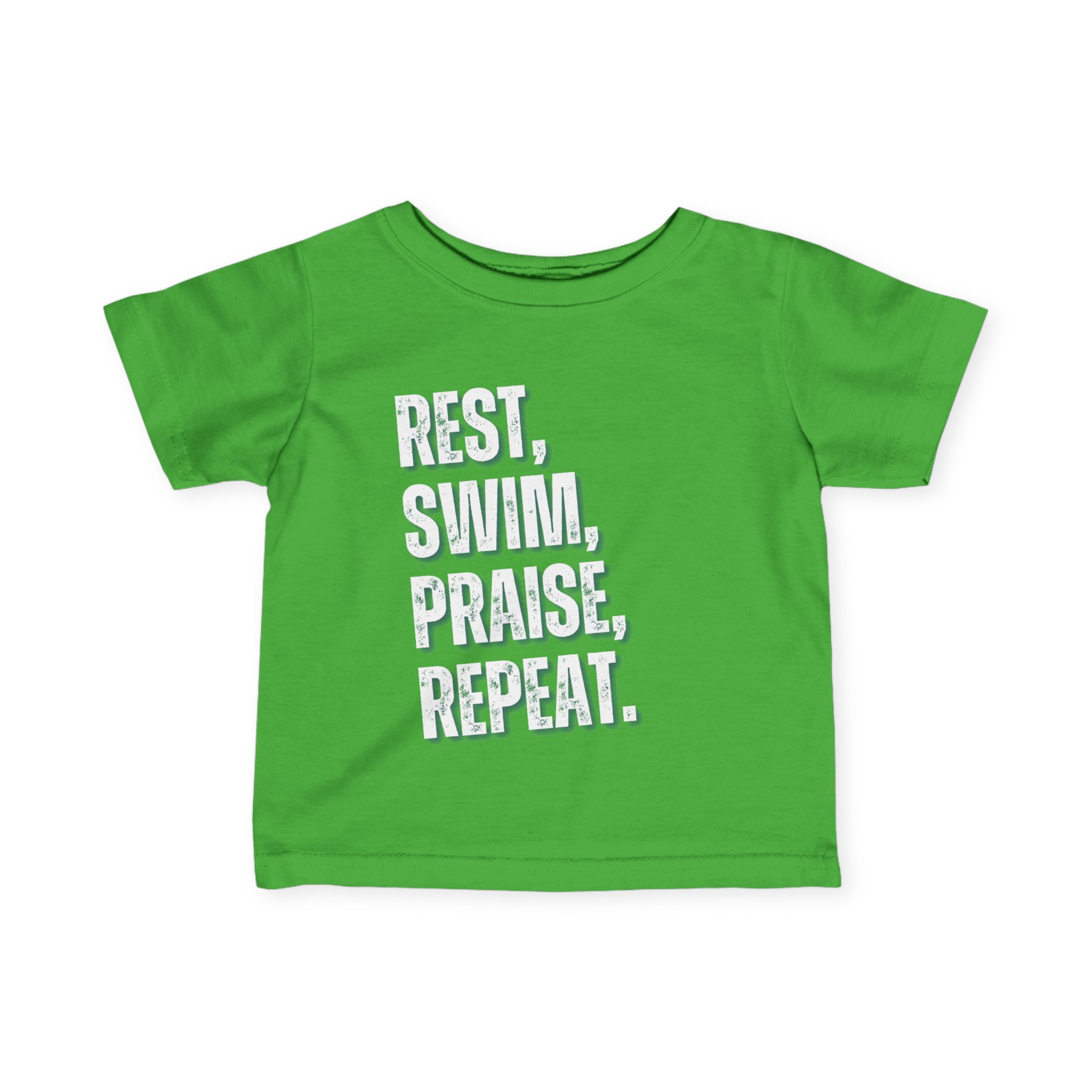 Infant Tee: Rest, Swim, Praise, Repeat – Summer-Inspired Design - Image 10