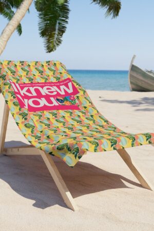 Christian Beach Towel - 'Before I Formed You' Summer Design - Jeremiah 1:5