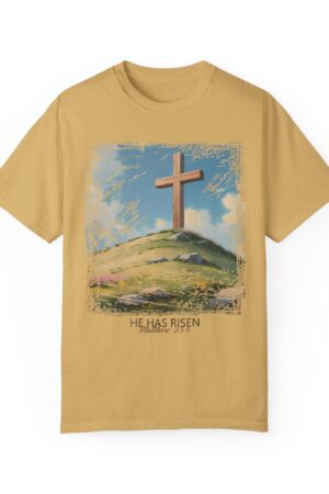 He Has Risen Matthew 28:6 - Inspirational Christian T-Shirt by Love316