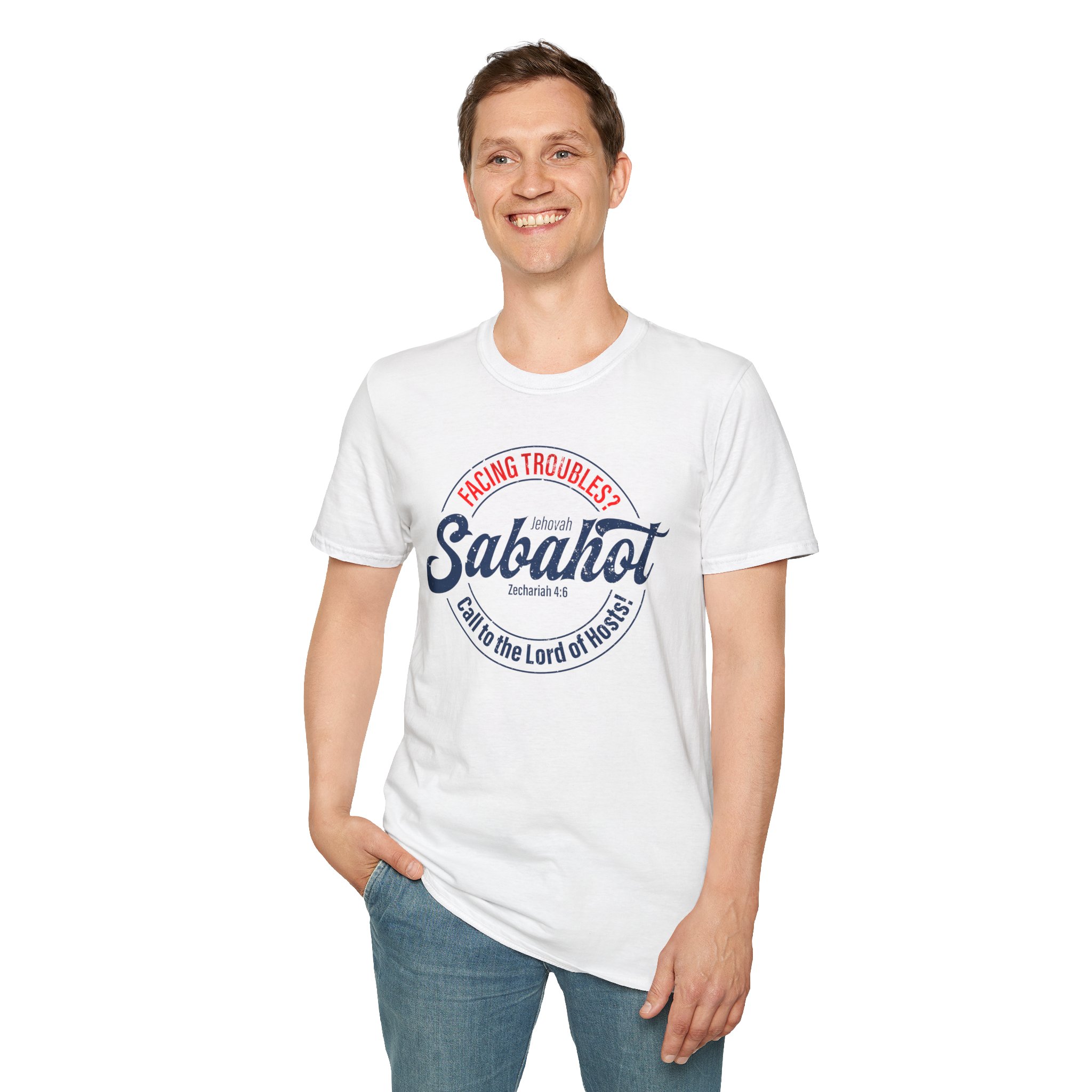 Jehovah Sabaoth T-Shirt - Lord of Hosts Christian Tee for Troubled Times - Image 10