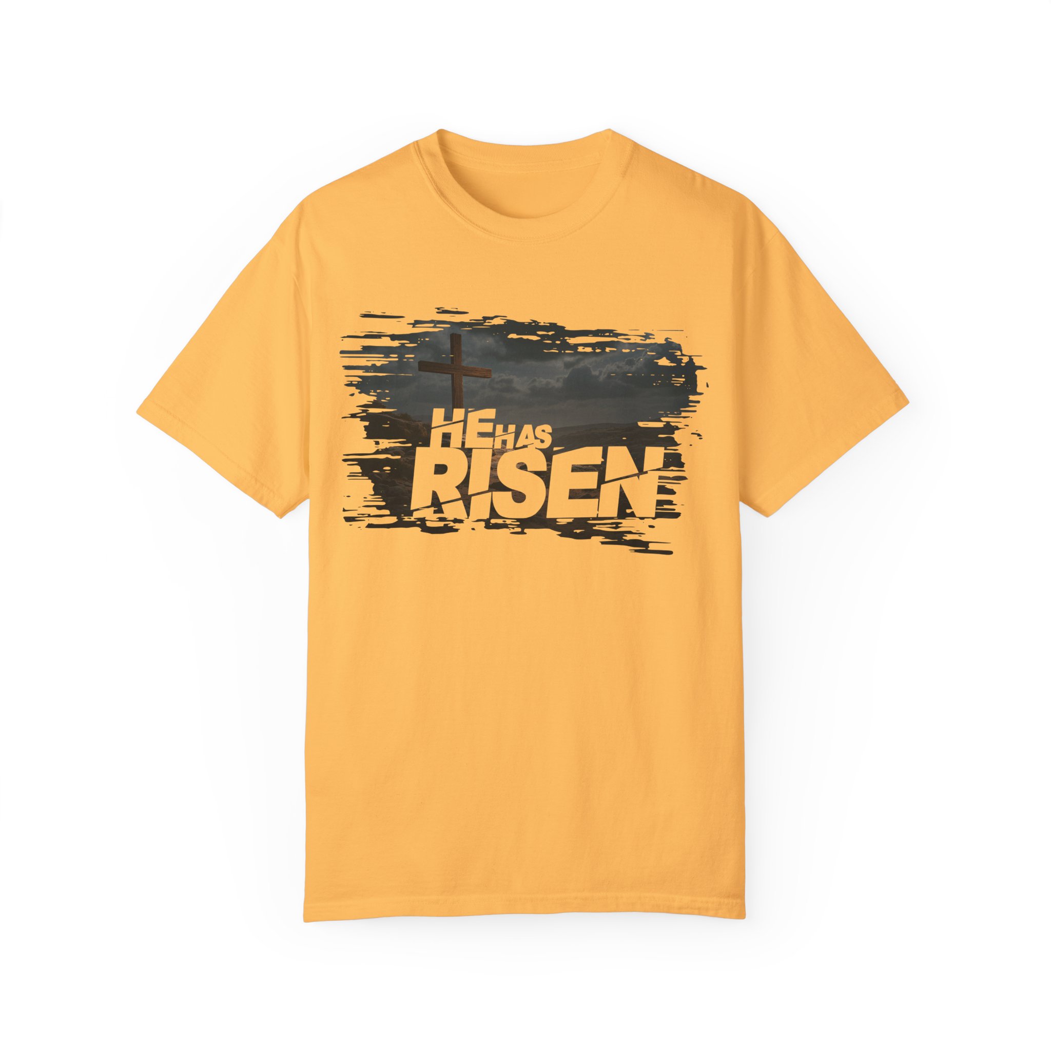 He Has Risen Matthew 28:6 v2 - Inspirational Unisex Christian T-Shirt by Love316 - Image 13