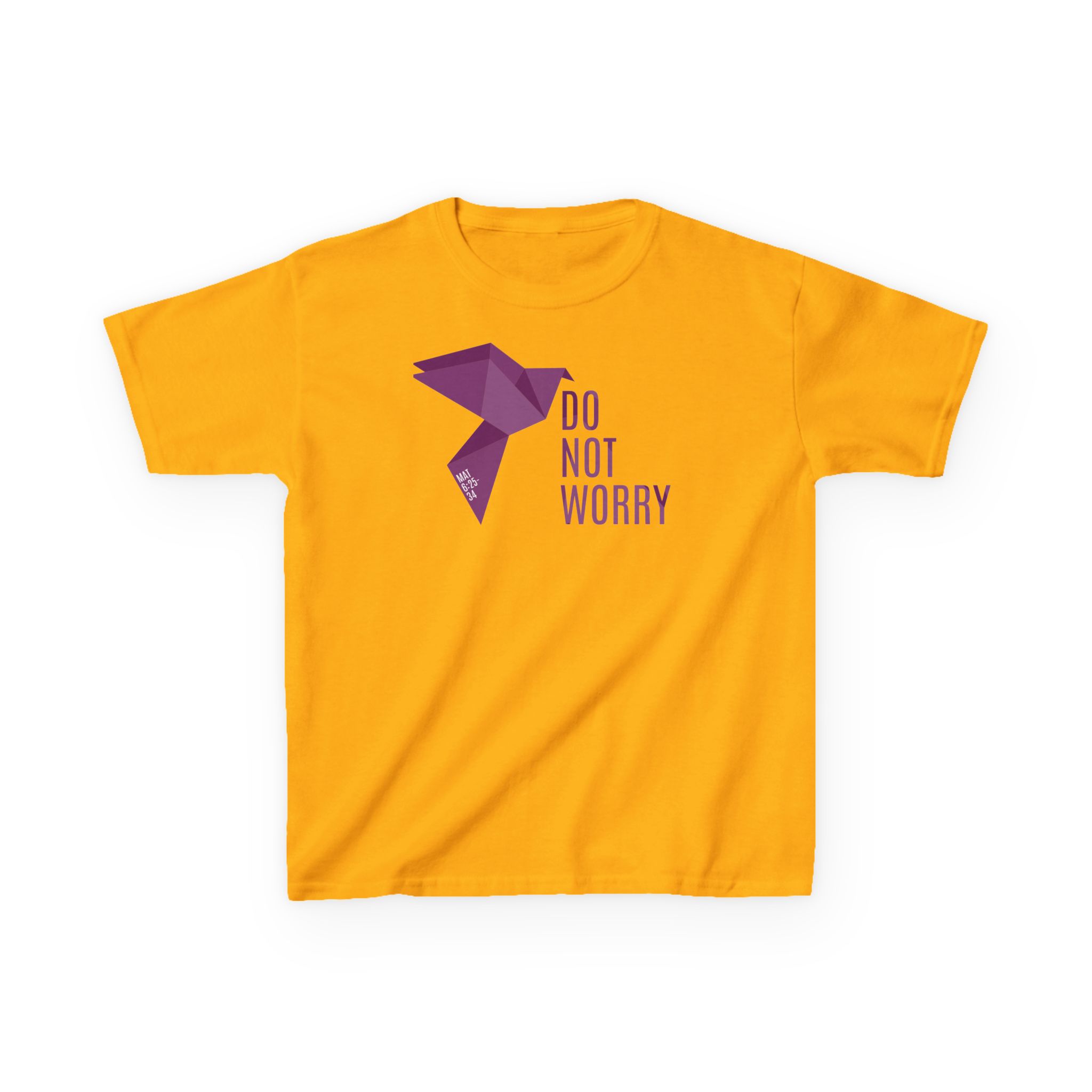 Kids Tee: Do Not Worry – Soft, Durable & Faith-Inspired Design - Image 9