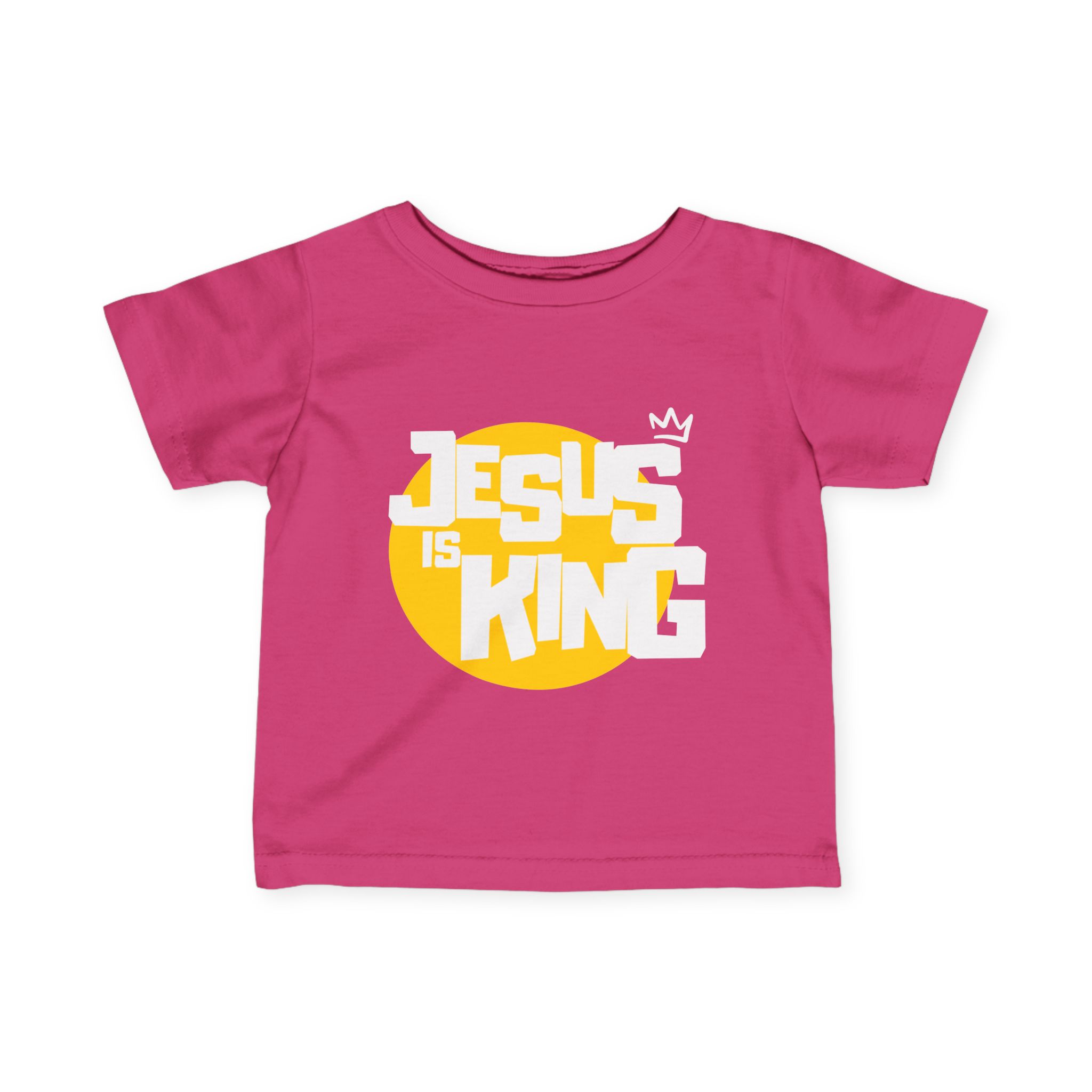 Infant Tee: Jesus is King – Playful & Inspirational Design - Image 22