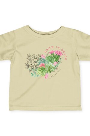 Infant Tee: Grow in Grace – Sweet & Inspirational Design for Girls